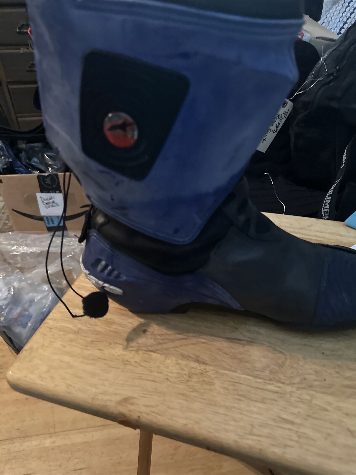SOLD Alpinestars Leather Motorcycle Racing Boots Men's Size 12 Euro Size 47