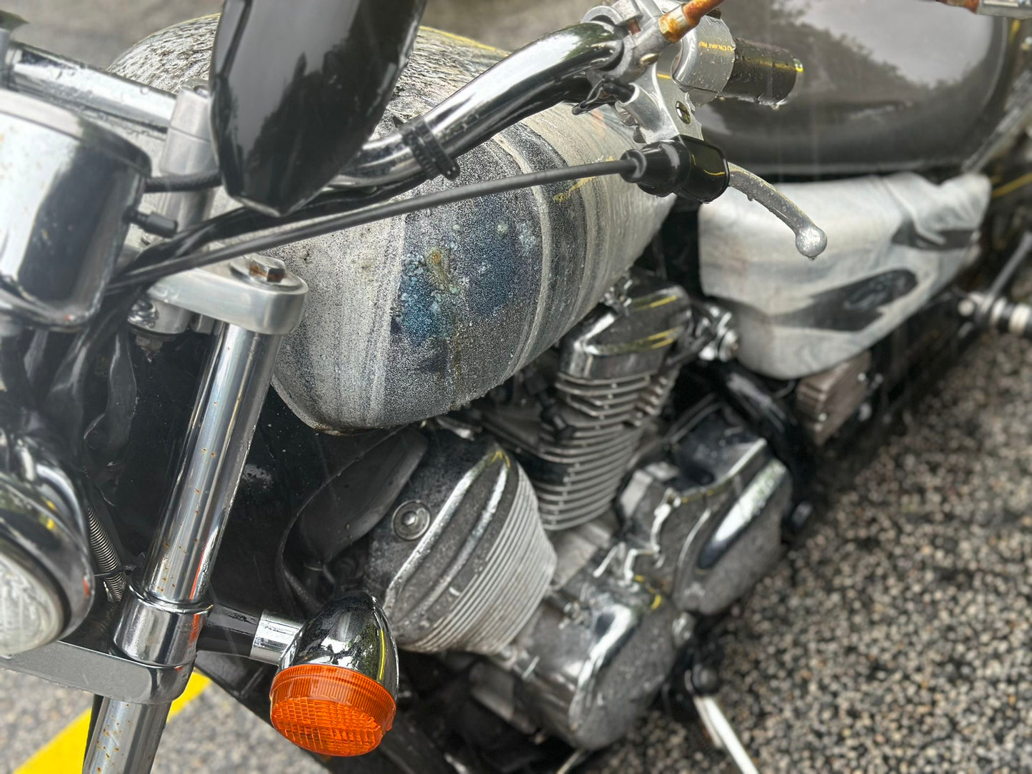 SOLD Honda Shadow 600 VT600 Gas Fuel Petrol Tank Will Sell Complete or for Parts - Bill of Sale