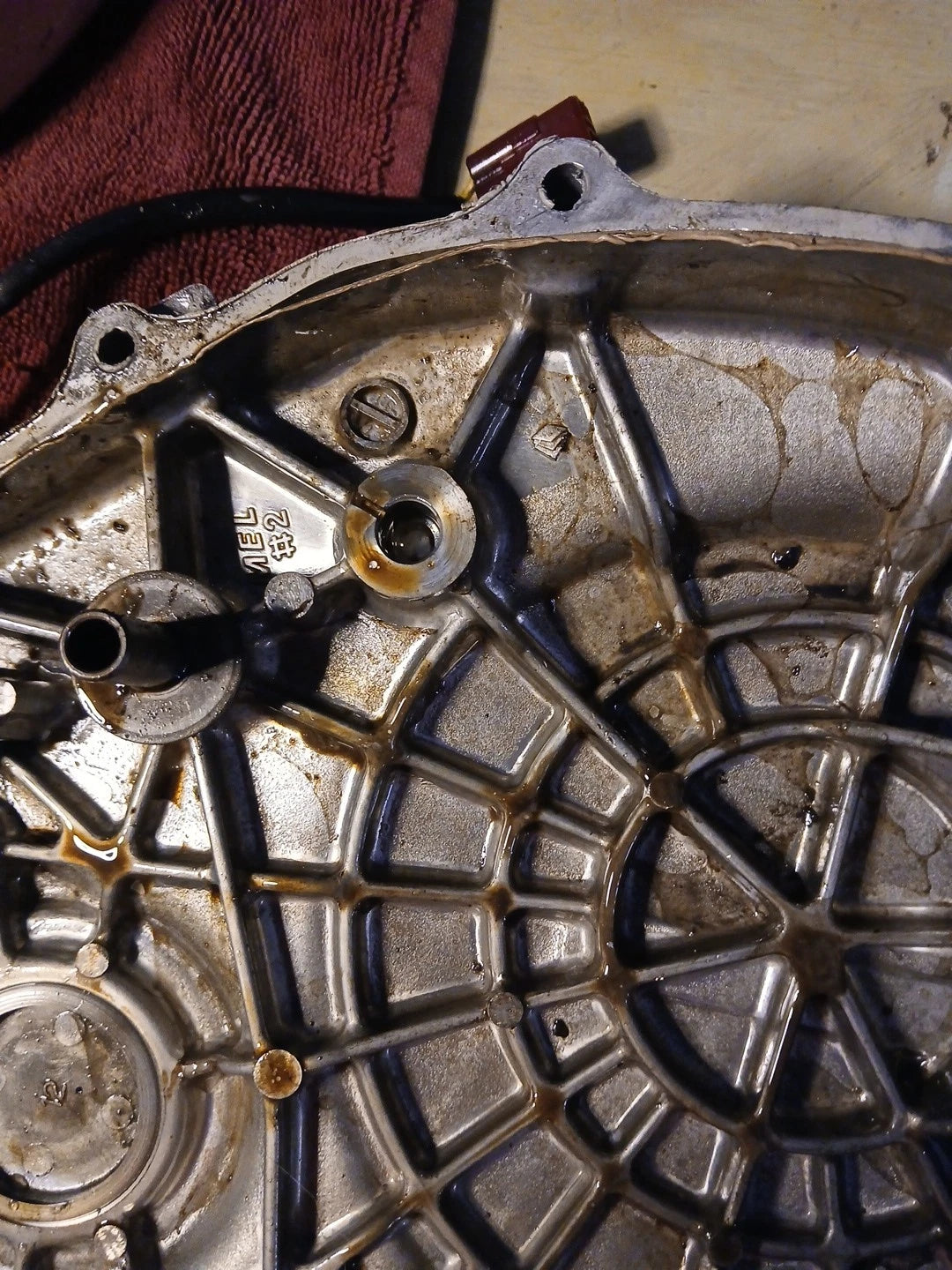 04 Honda CBR1000RR Right Side Engine Cover Crank Case Cover 1000RR CBR 1000 RR