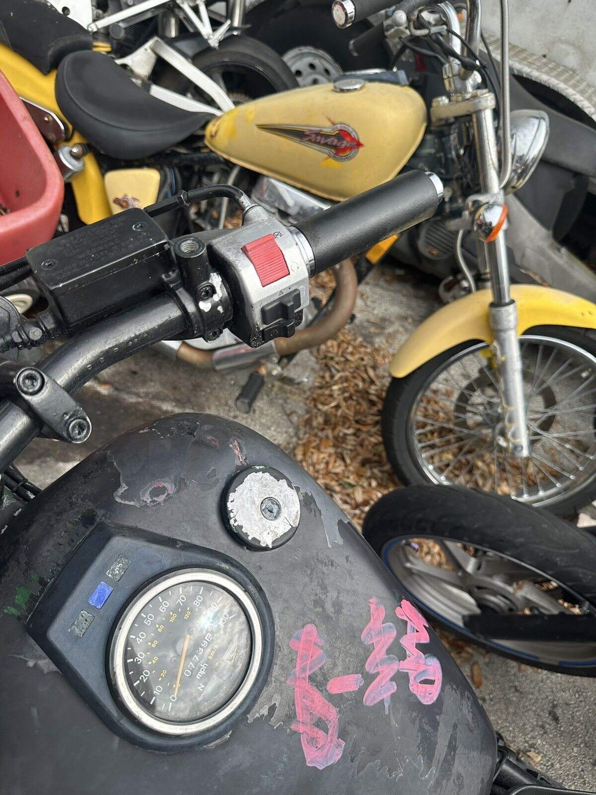 Suzuki Savage 650 LS 650 Left and Right Handle Bar Switches Run Start Kill Turn Signal Switch
