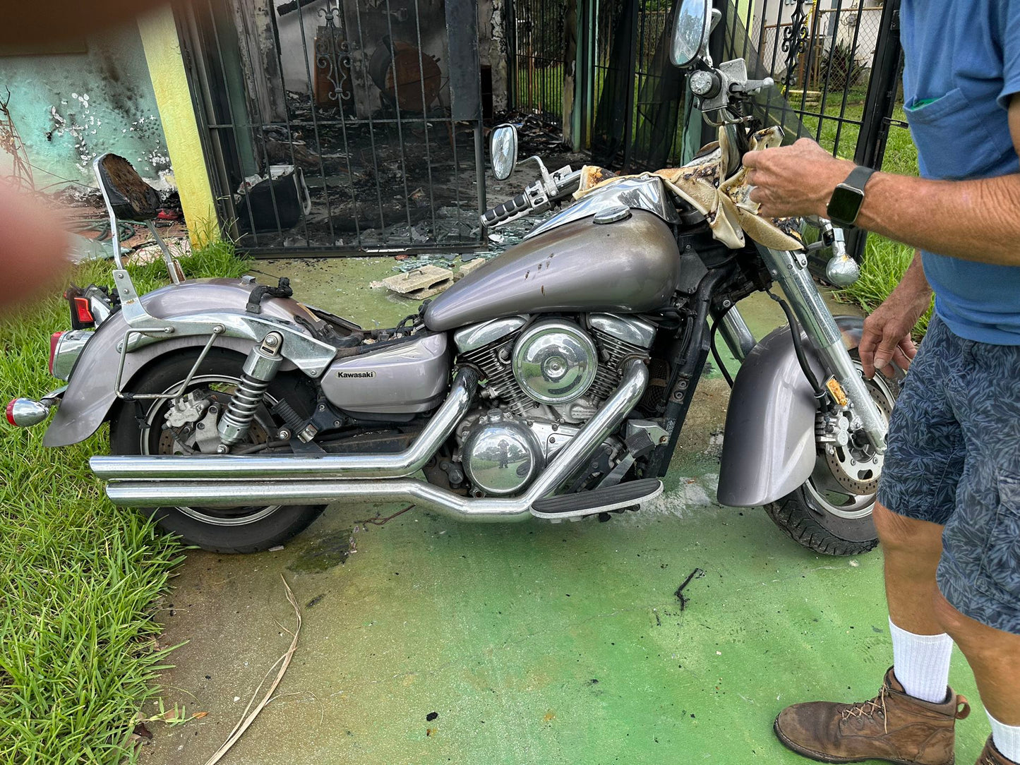 03 Kawasaki Vulcan 1600 A Gas Fuel Petrol Tank Cell VN1600A VN