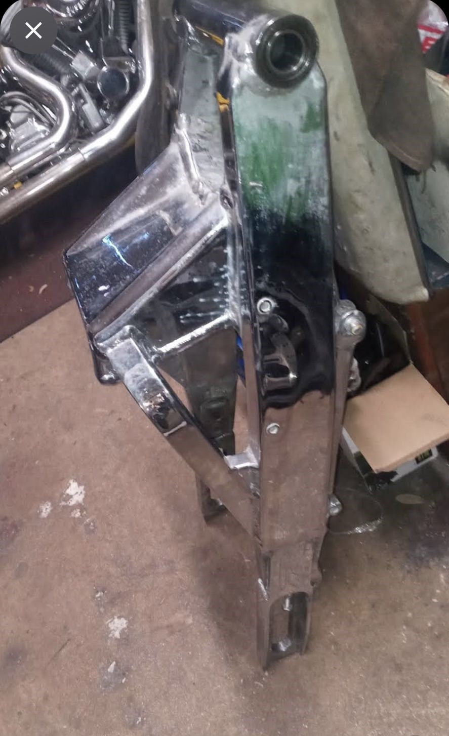 SOLD Suzuki Hayabusa Chrome Swingarm Swing Arm Stock Length GSX1300R GSX 1300 R Busa