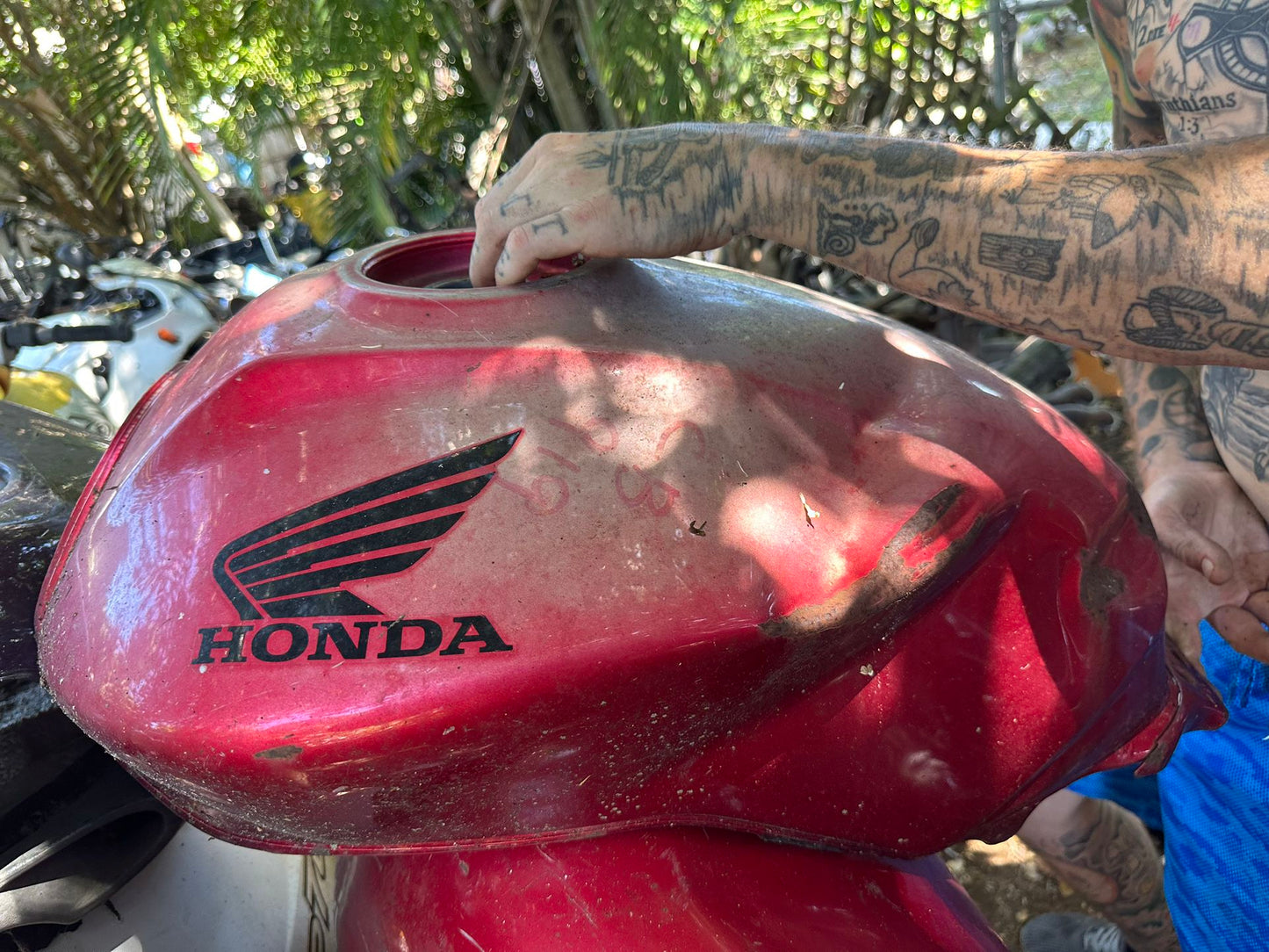 Honda CB919 CB 919 Gas Fuel Petrol Tank Cell - Please Read