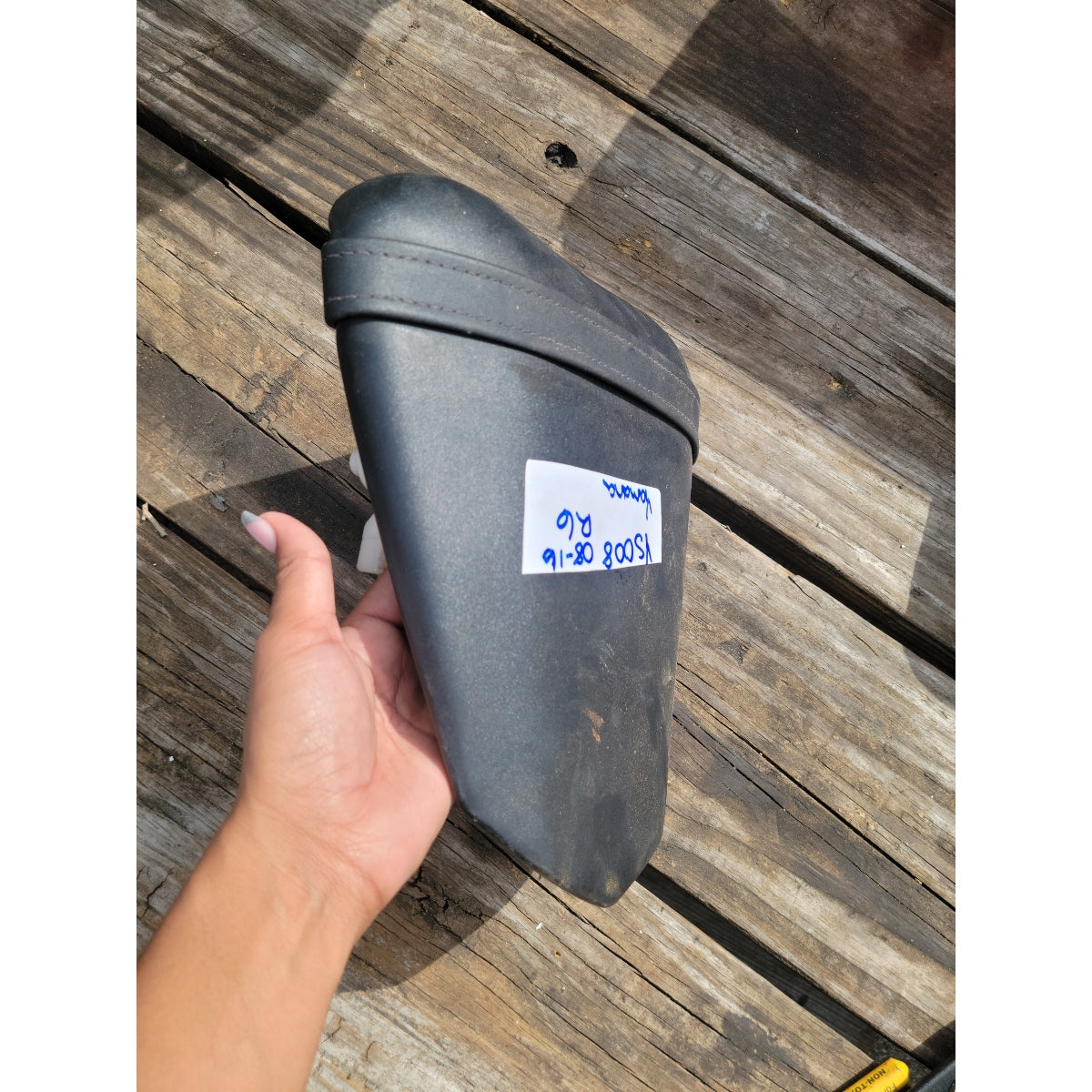 08 - 16 Yamaha R6 Rear Passenger Back Seat Pillion OEM YZF 09 10 11 12 13 14 15