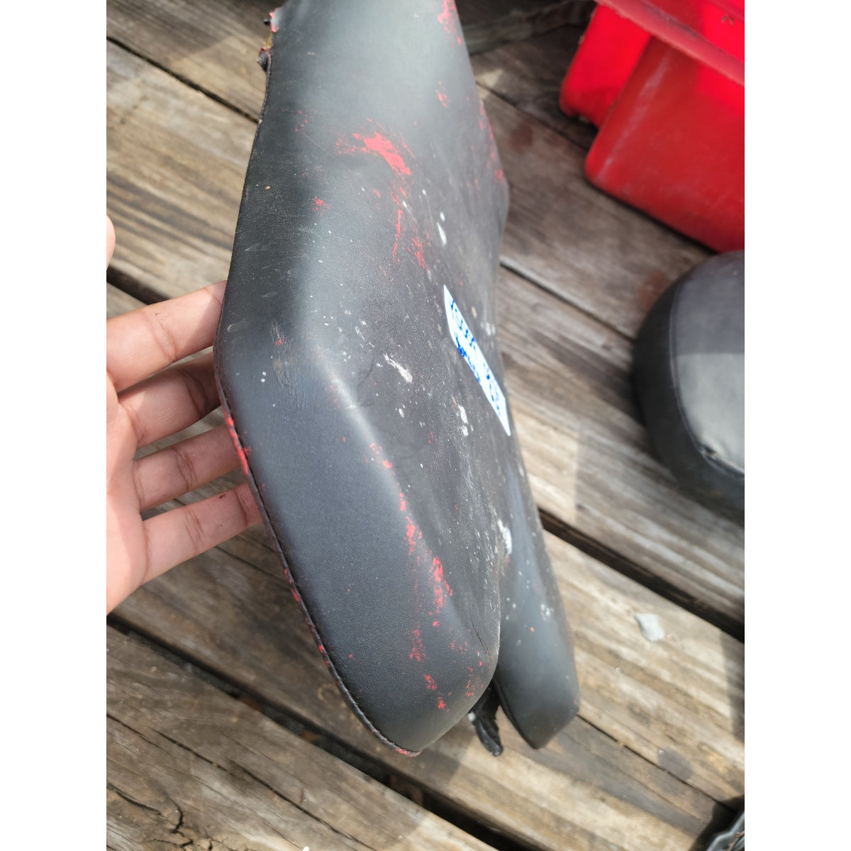 08 - 16 Yamaha R6 Front Driver Rider Seat Pillion OEM YZF 09 10 11 12 13 14 15 Damaged
