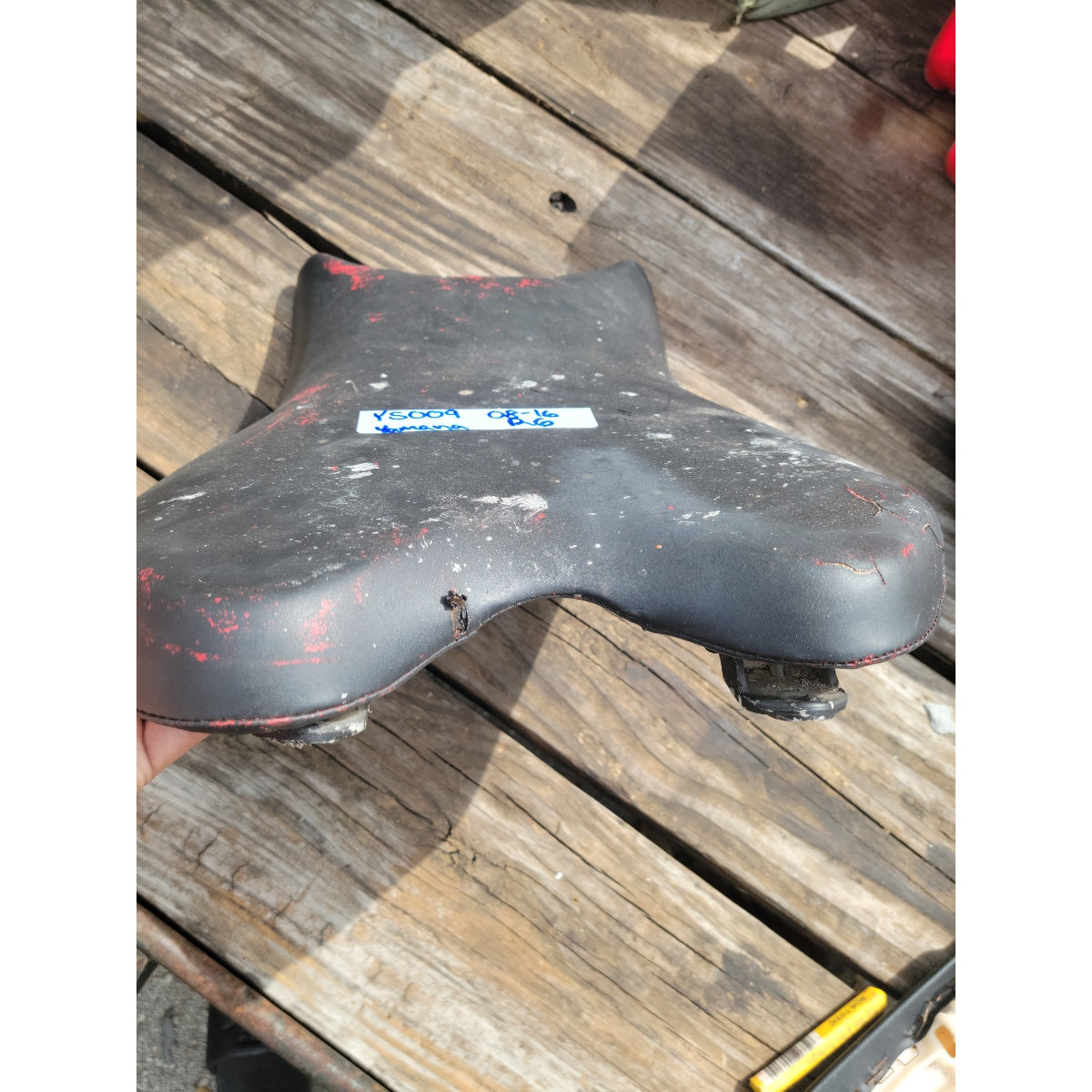 08 - 16 Yamaha R6 Front Driver Rider Seat Pillion OEM YZF 09 10 11 12 13 14 15 Damaged