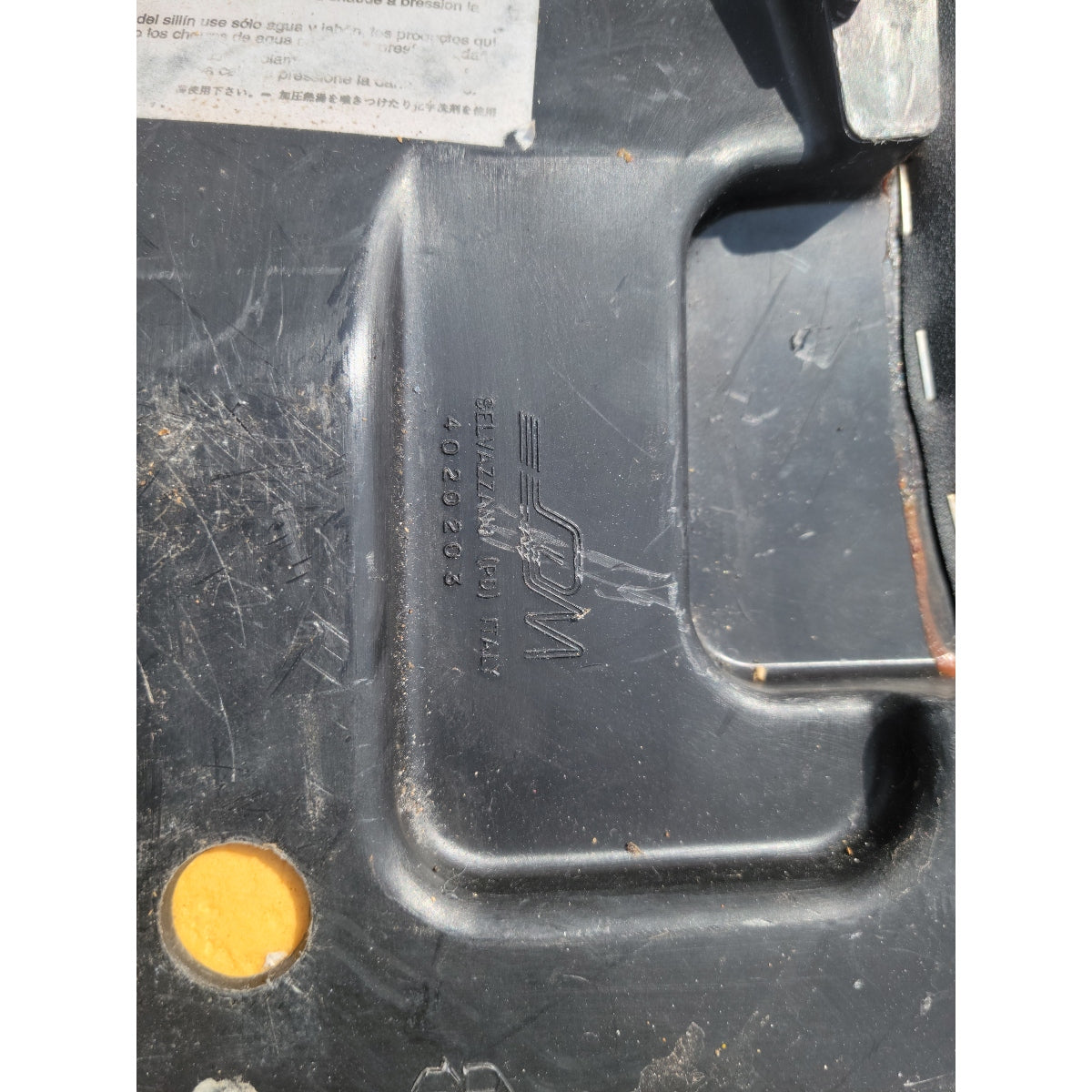 2004 Triumph Daytona 600 650? Front Rider Driver Seat Pillion OEM