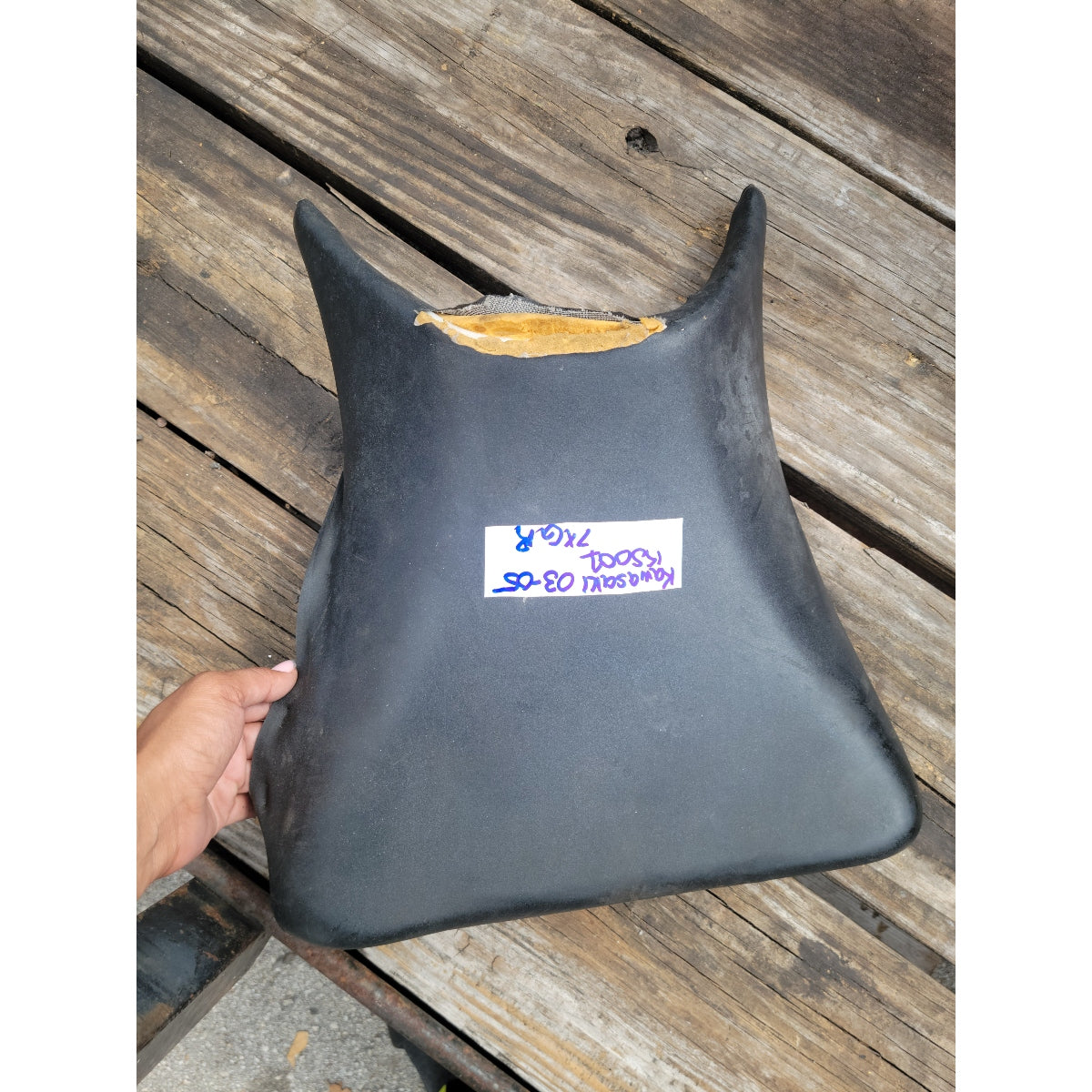 03 04 Kawasaki Ninja ZX6R ZX 636 Front Driver Solo Rider Seat Pillion ZX-6 ZX-6R