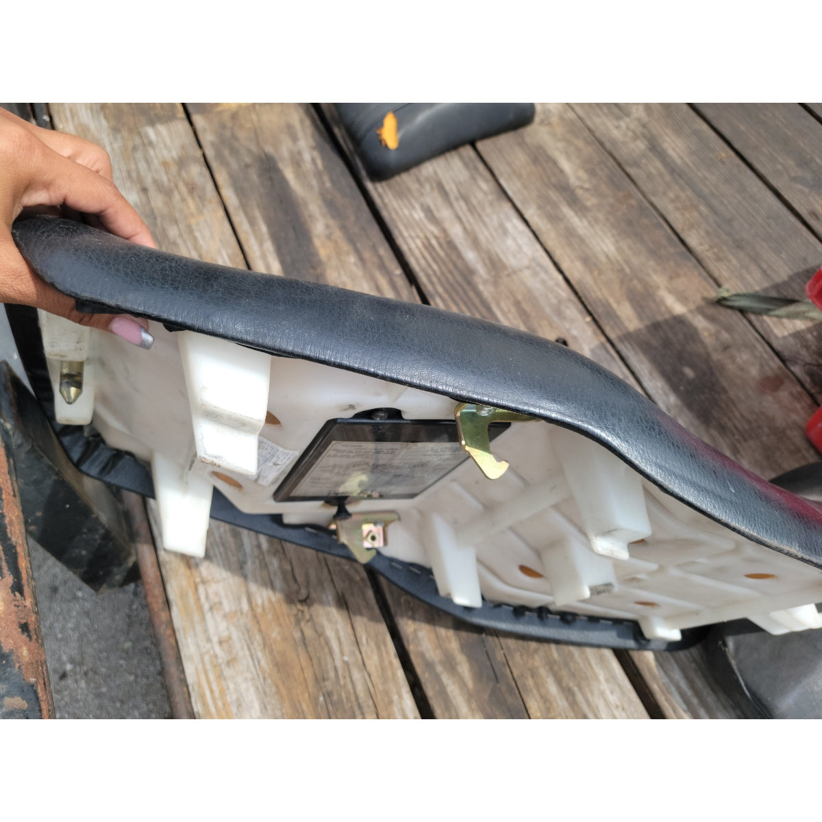 94 Kawasaki ZX-6E ZX6E ZX6 Ninja 600 Seat Tandem Dual Front Rear Pillion Cushion ZX-6