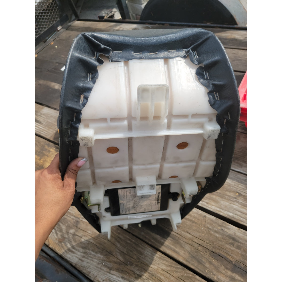 94 Kawasaki ZX-6E ZX6E ZX6 Ninja 600 Seat Tandem Dual Front Rear Pillion Cushion ZX-6