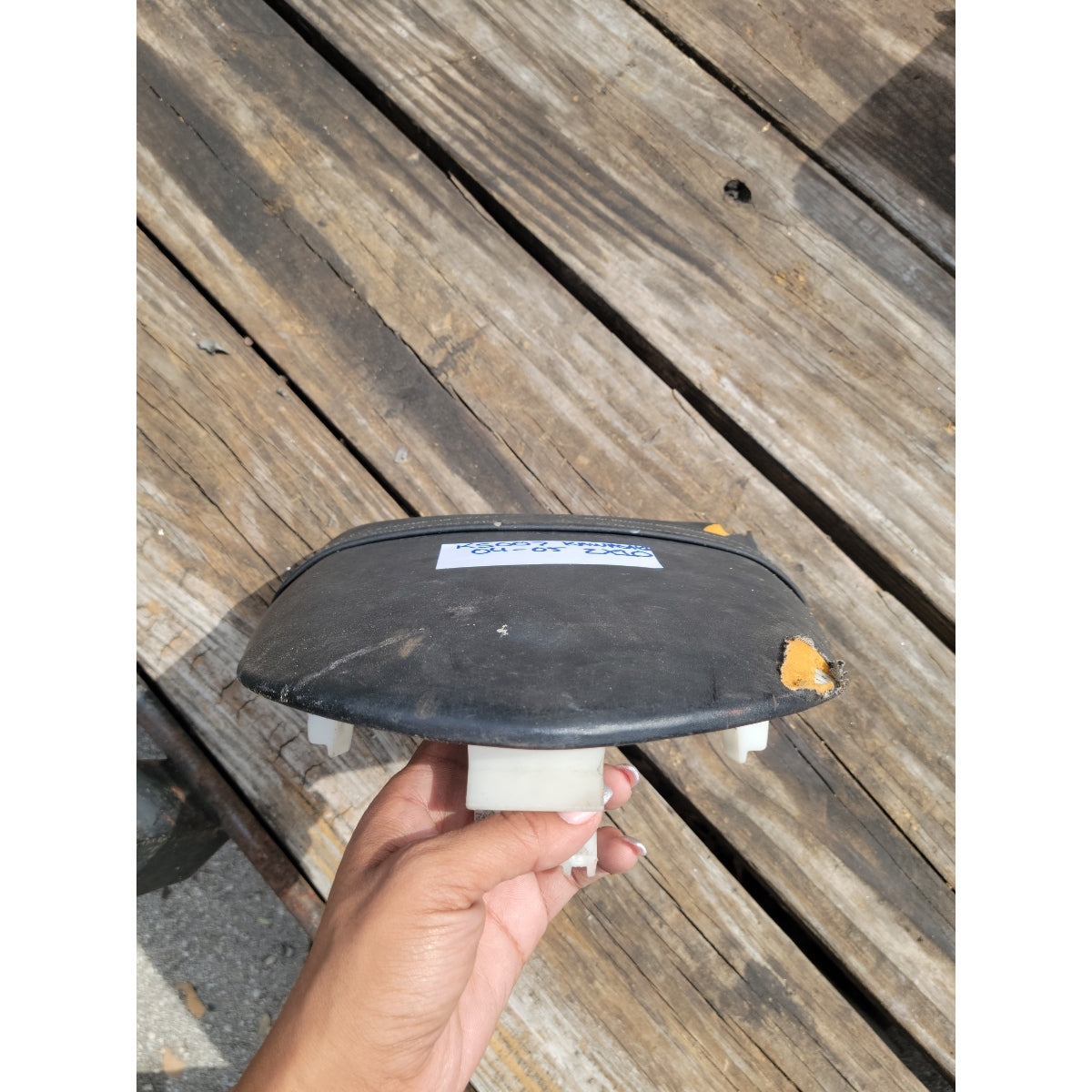 04 05 Kawasaki ZX-10 ZX10 Rear Back Passenger Seat Pad Pillion OEM ZX-10R ZX10R