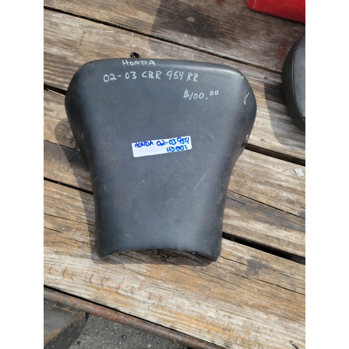 02 03 Honda CBR954RR CBR 954 RR Front Driver Rider Seat Pillion OEM 954RR