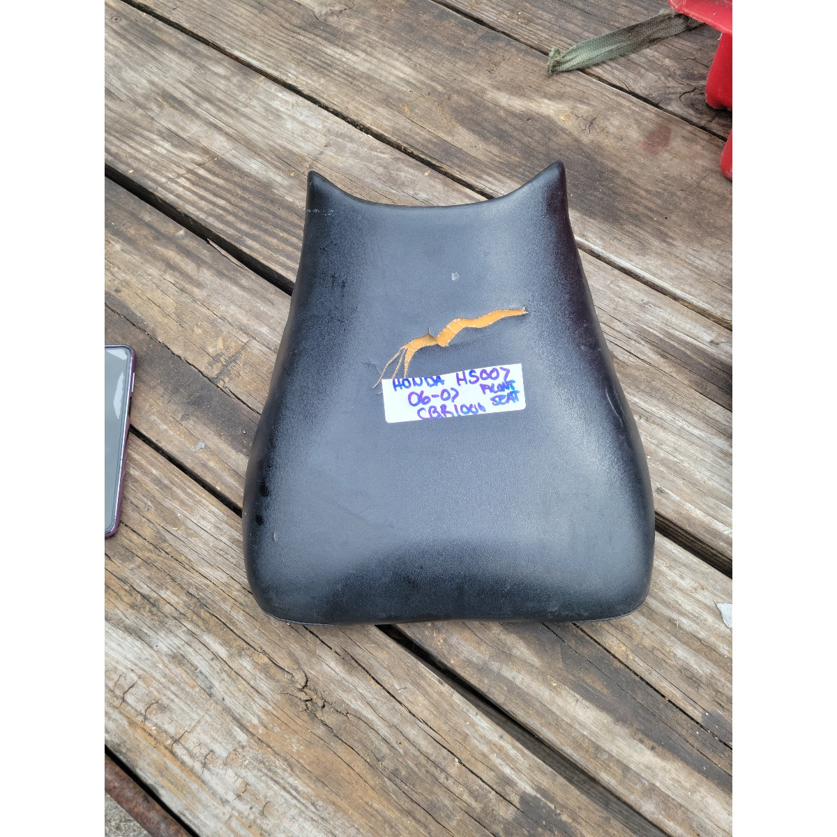 SOLD 06 07 Honda CBR1000RRR Front Driver Rider Seat pad Pillion CBR1000 CBR 1000 RR 1000RR