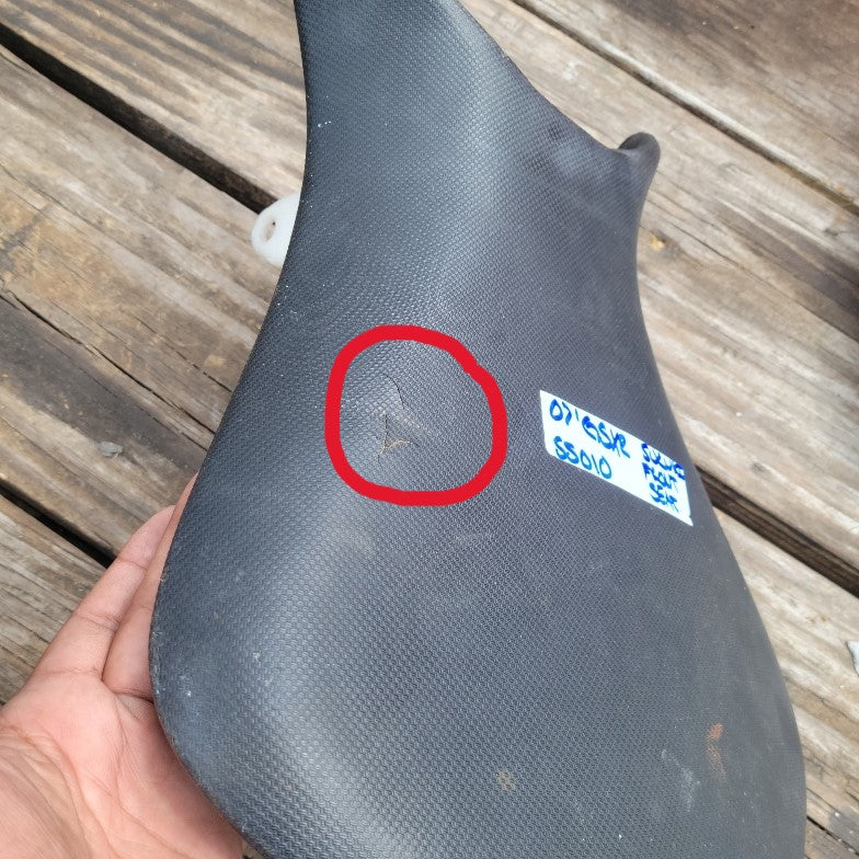 07 - 08 Kawasaki ZX-6R ZX6R Front Driver Rider Seat Pad Pillion ZX6 ZX-6 2007 2008