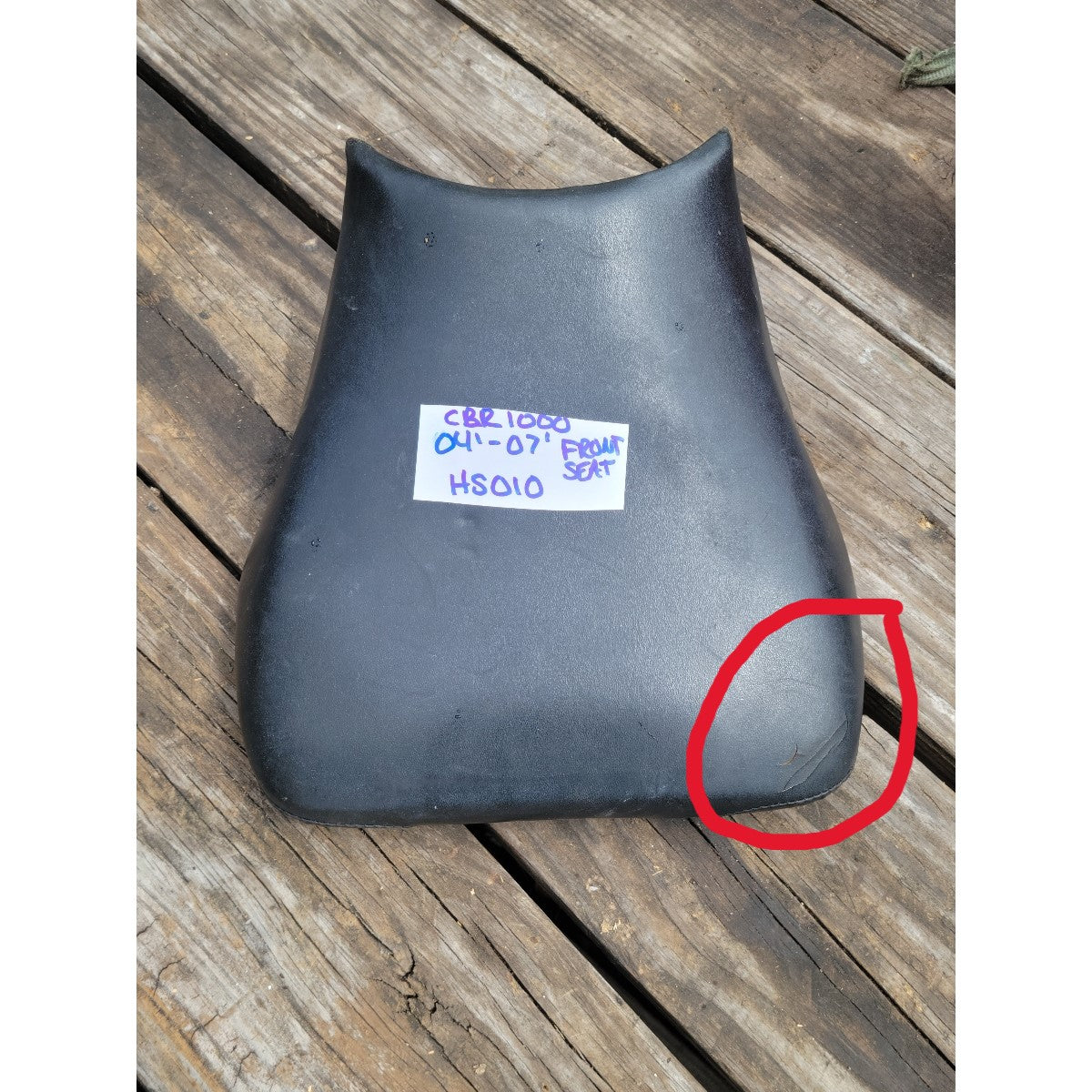 04 - 07 Honda CBR1000RRR Front Driver Rider Seat pad Pillion CBR1000 CBR 1000 RR 1000RR