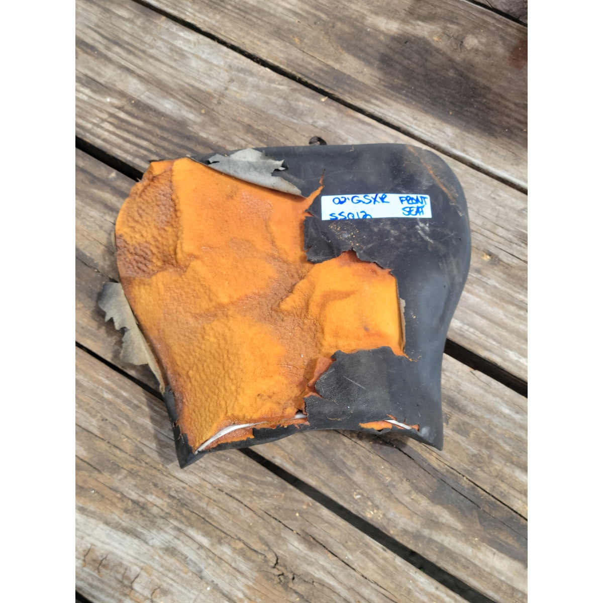 02 Suzuki GSXR 600 750 Front Driver Rider Seat Pad Pillion GSXR600 GSXR750