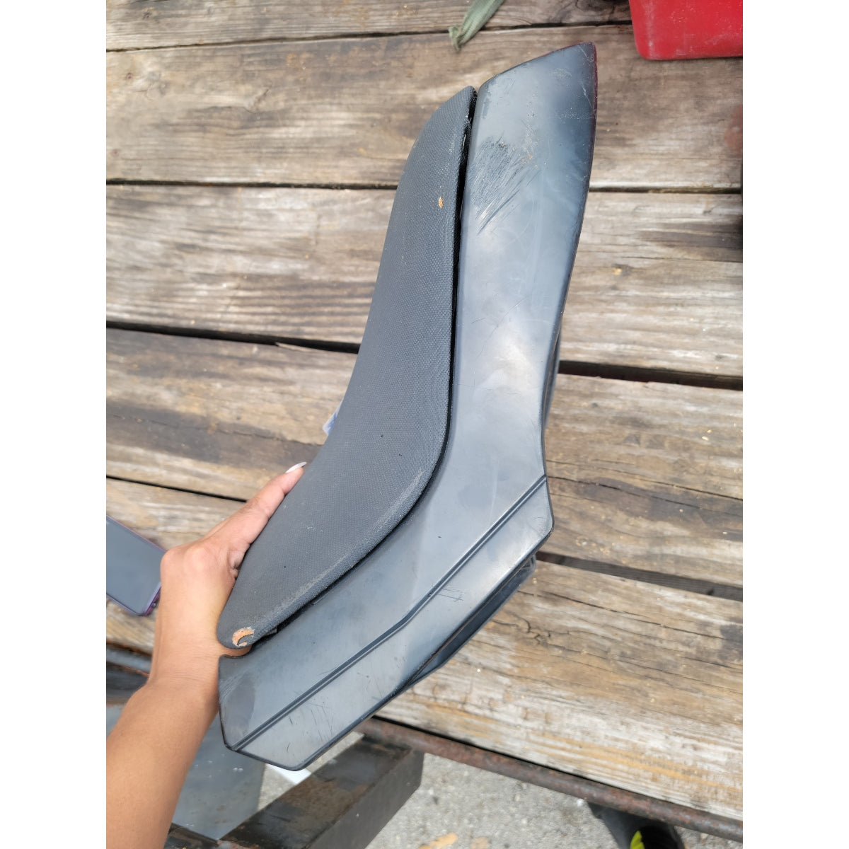 12-16 Kawasaki Ninja 650 Ninja650 Front Driver Rider Seat Pad Seat Side Plastic EX650 EX