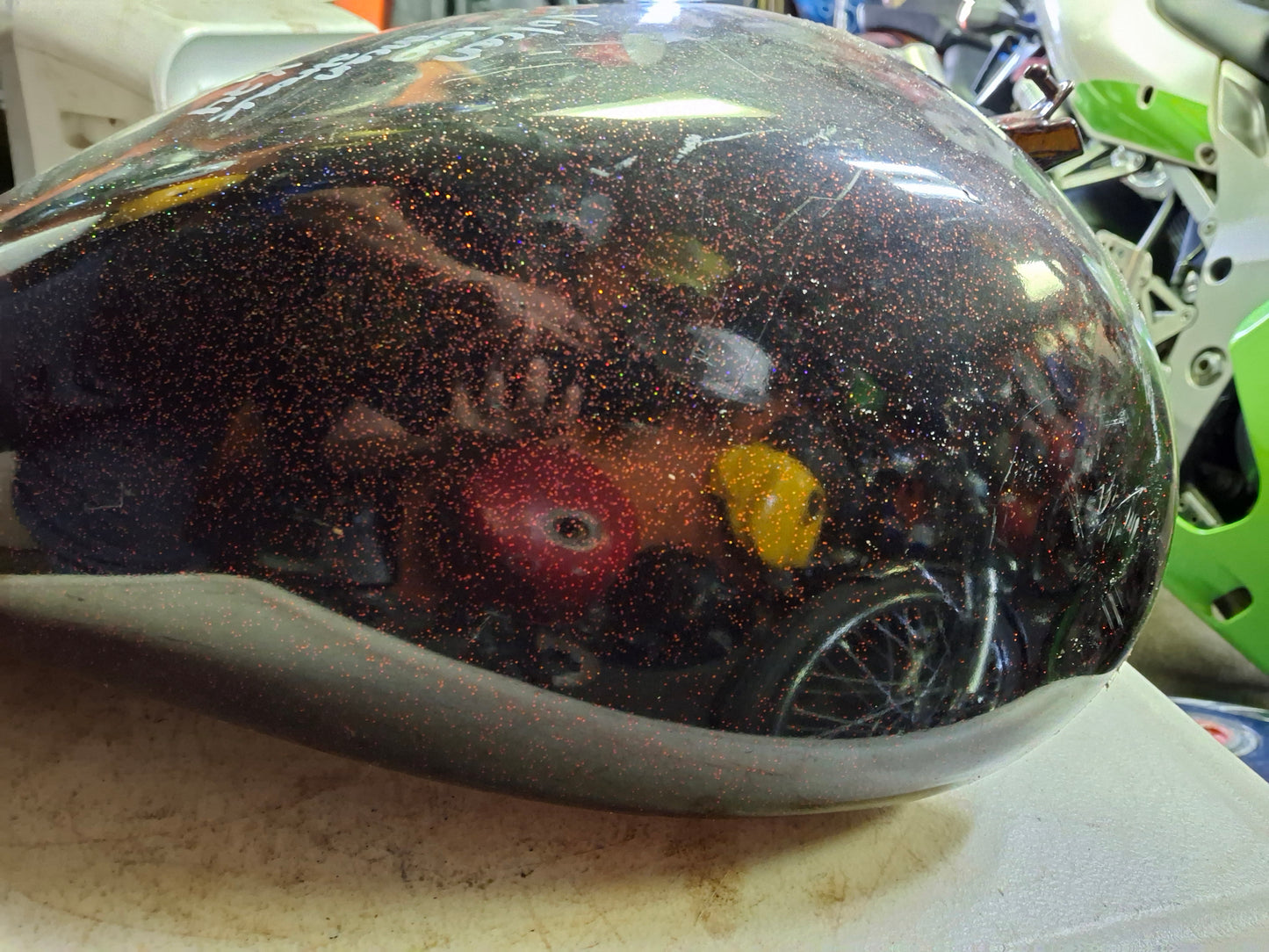 Kawasaki Vulcan 1600 Mean Streak Gas Tank Fuel Petrol Cell VN1600