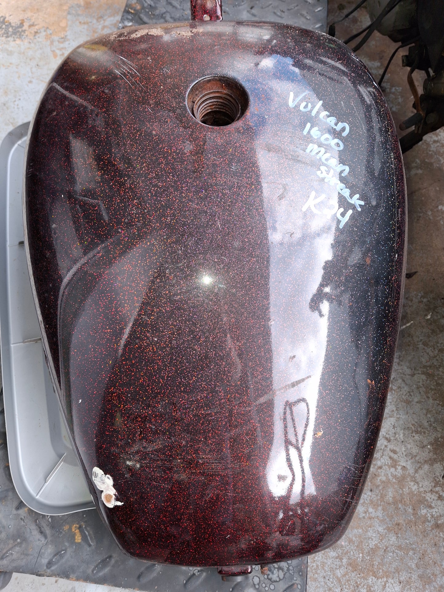 Kawasaki Vulcan 1600 Mean Streak Gas Tank Fuel Petrol Cell VN1600