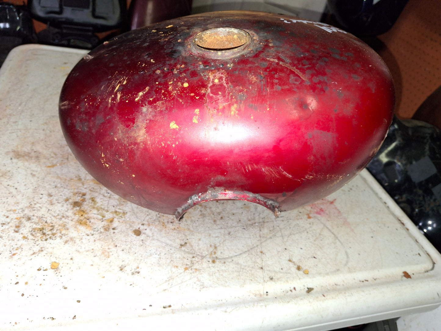 1991 Suzuki Intruder 750 Gas Tank Petrol Fuel Tank Reservoir READ VS750 VS