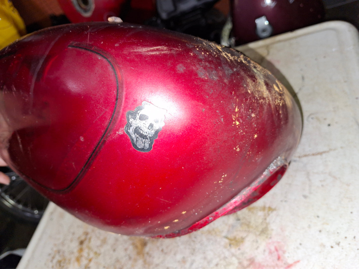 1991 Suzuki Intruder 750 Gas Tank Petrol Fuel Tank Reservoir READ VS750 VS