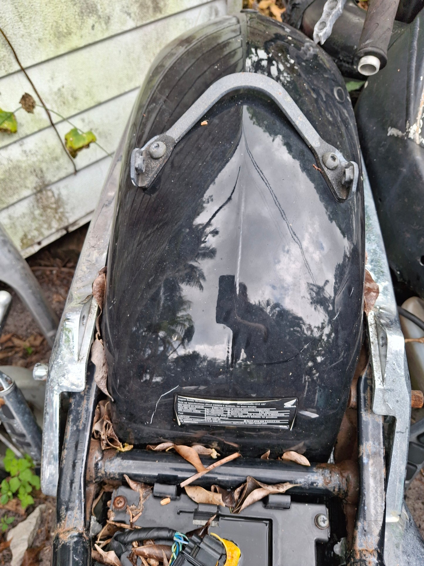 04 Honda VTX 1300 Rear Fender Tire Hugger VTX1300