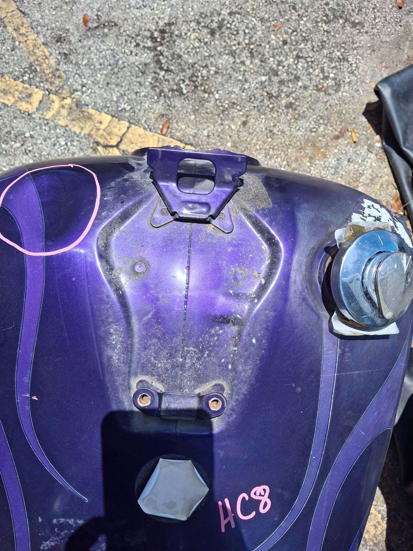 Honda Shadow 750 Gas Tank Fuel Petrol Cell VT VT750 Off of 02