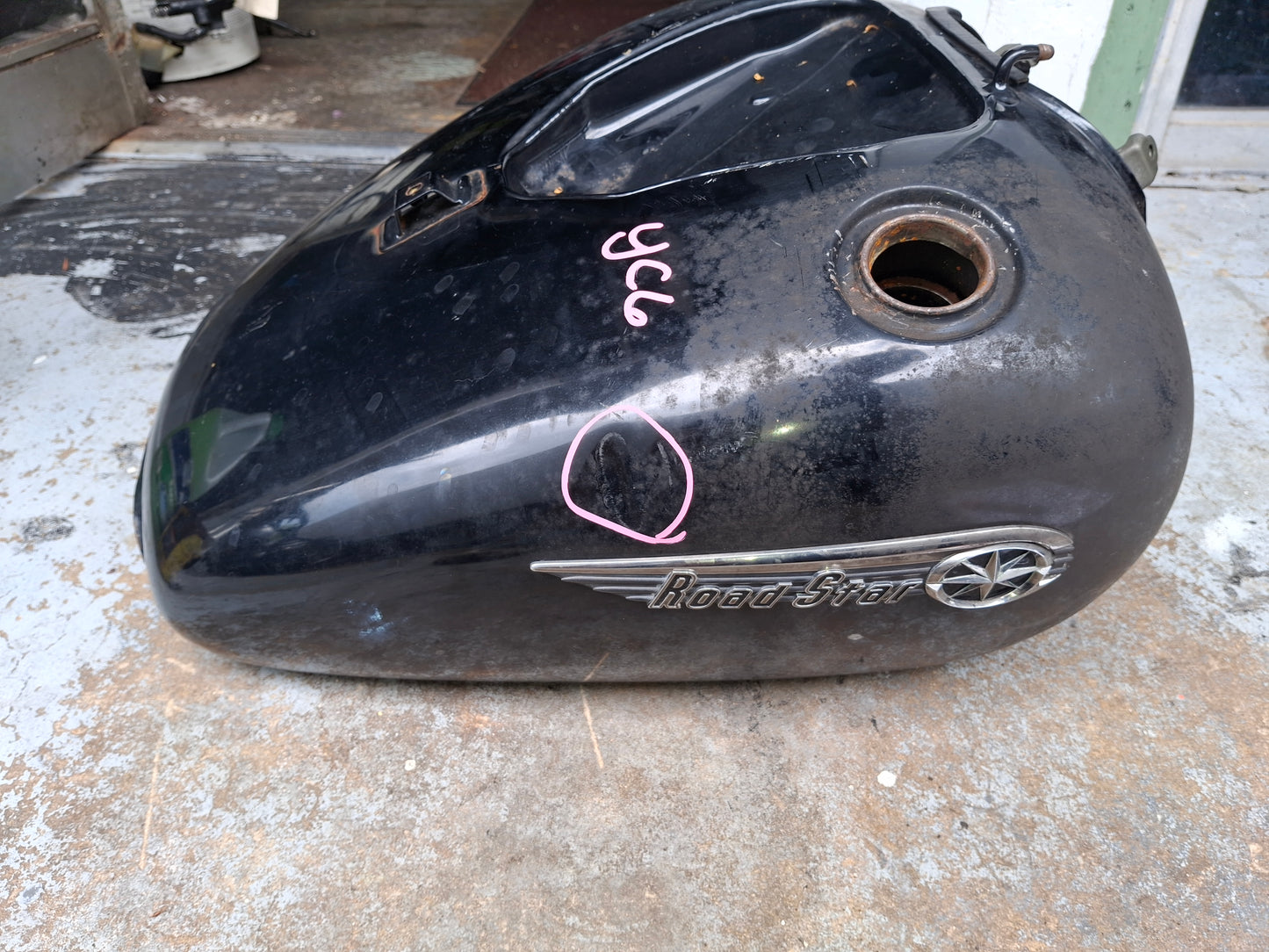 Yamaha Roadstar 1600 1700 Gas Tank Fuel Petrol Cell XV1600 XV1700 XV