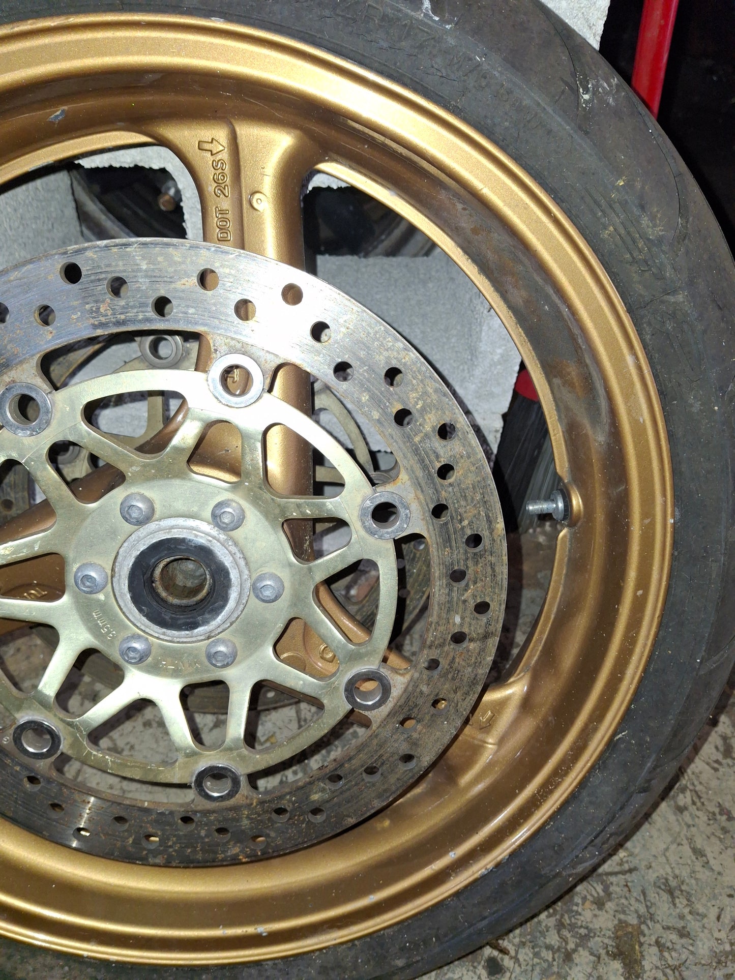 Honda CBR 600 F4 Front Rim & Rotors Wheel Rotor CBR600