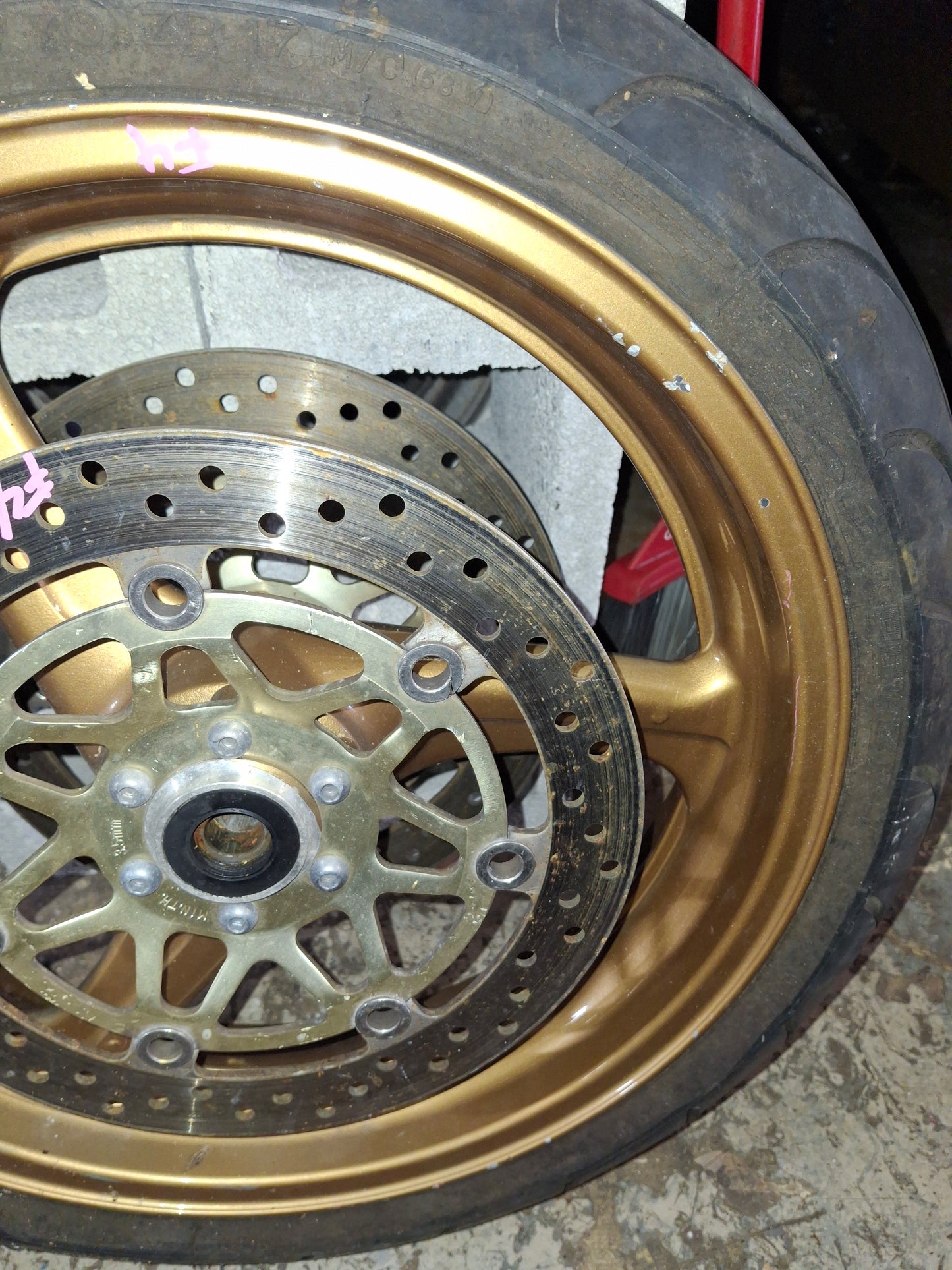 Honda CBR 600 F4 Front Rim & Rotors Wheel Rotor CBR600