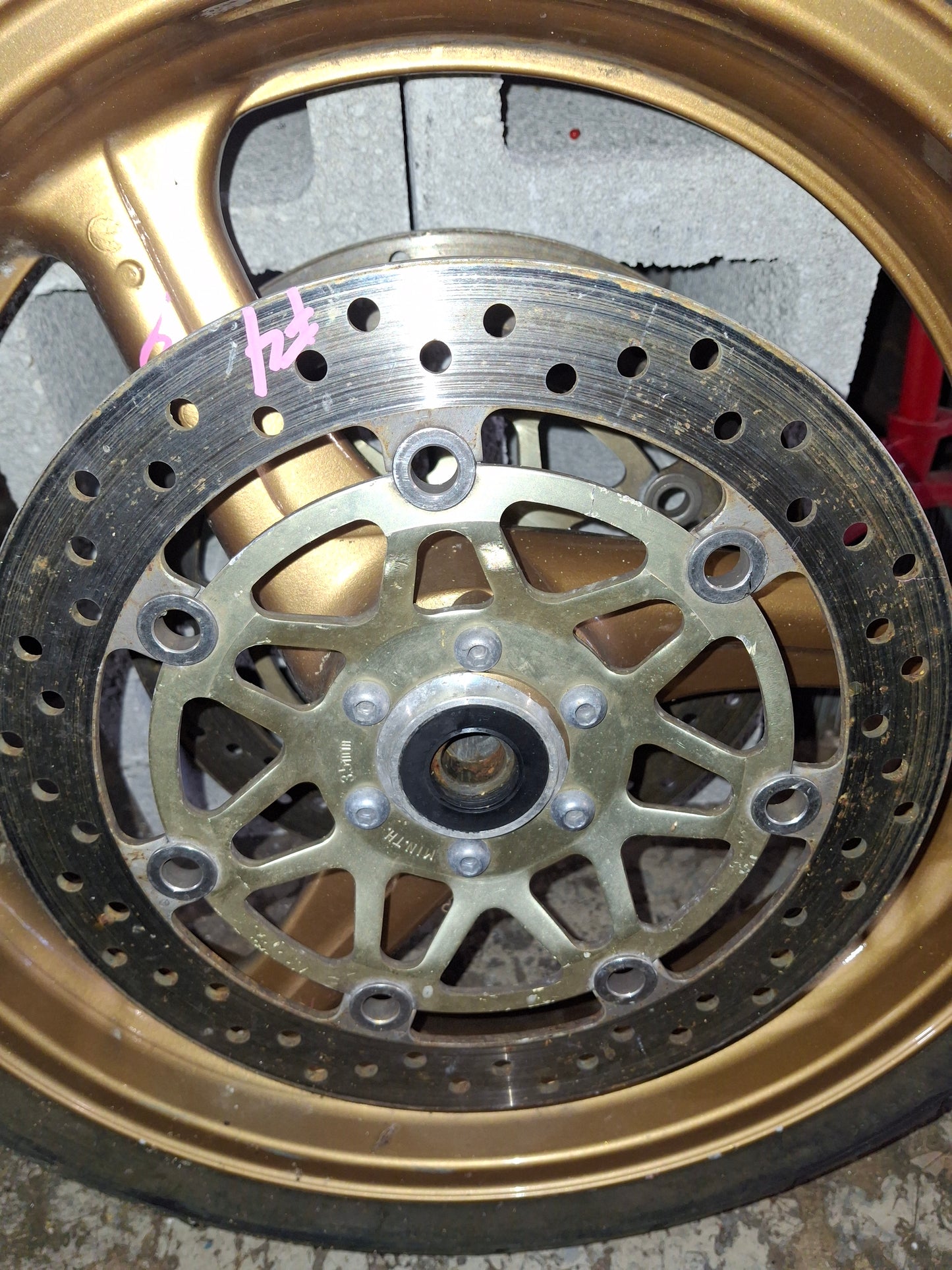 Honda CBR 600 F4 Front Rim & Rotors Wheel Rotor CBR600