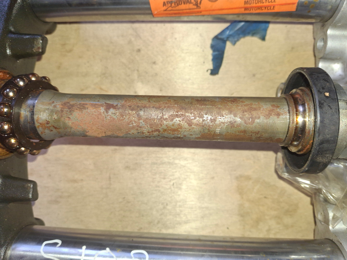 Suzuki Katana 600 750 Front Forks Suspension Shocks Upper Lower Triple Tree GSX