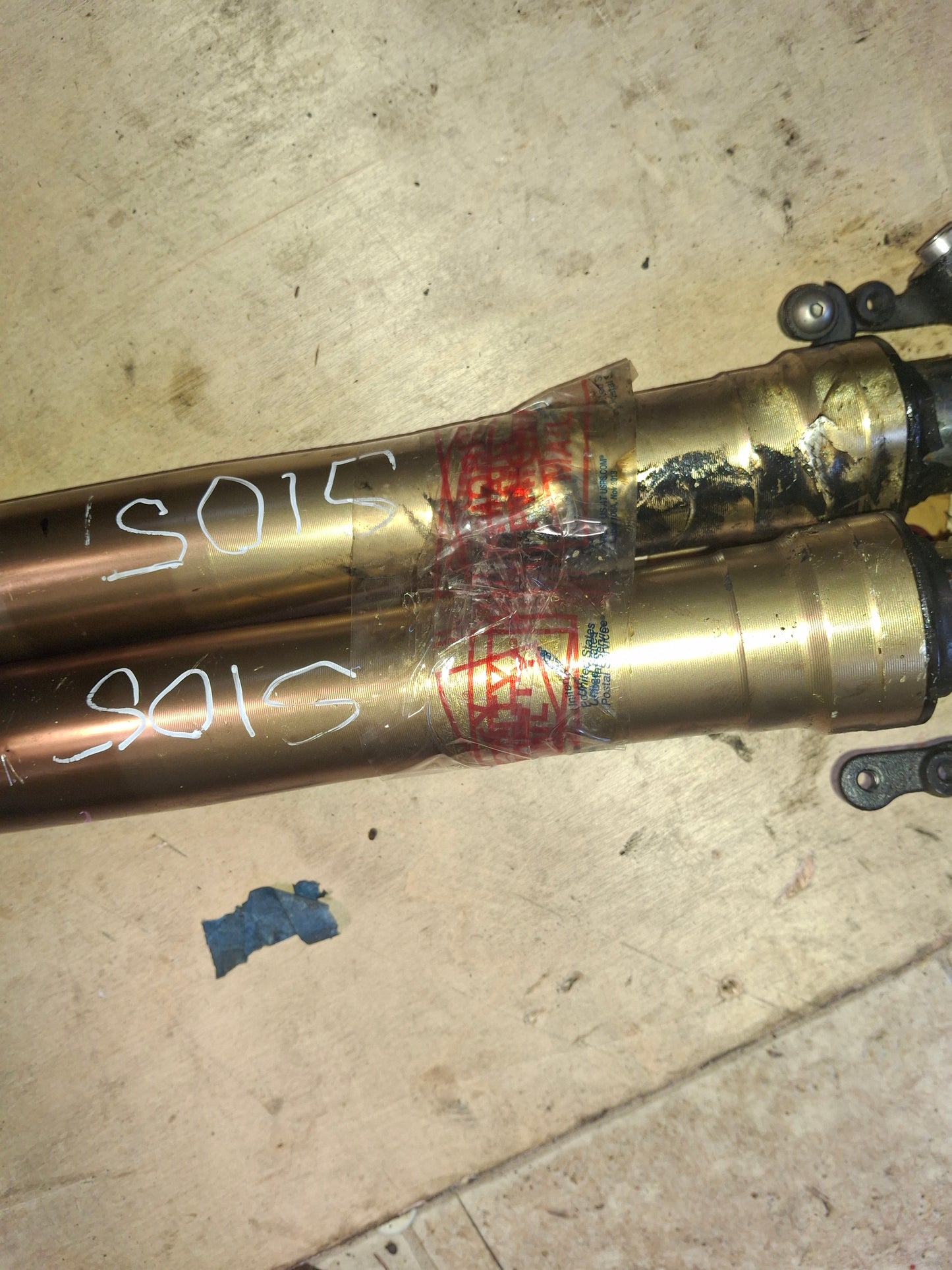 06 07 Suzuki GSXR 600 750 Front Forks Shocks Suspension GSXR600 GSXR750 S3751