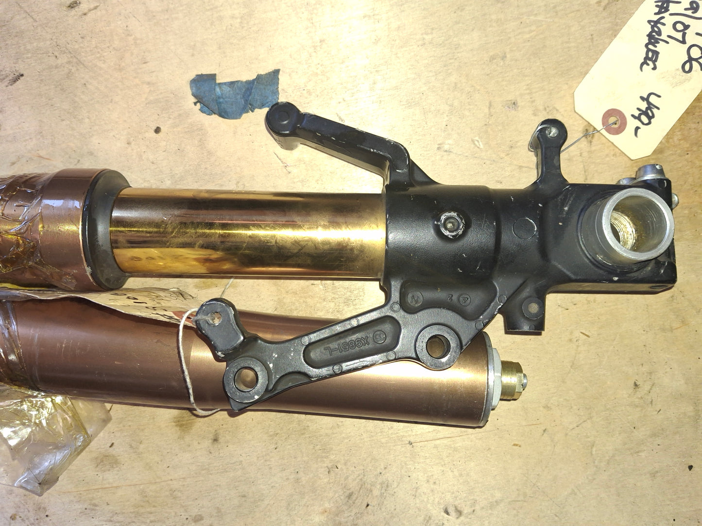 99-07 Suzuki Hayabusa Gen 1 Busa Front Forks Suspension Shocks GSX1300R X9851