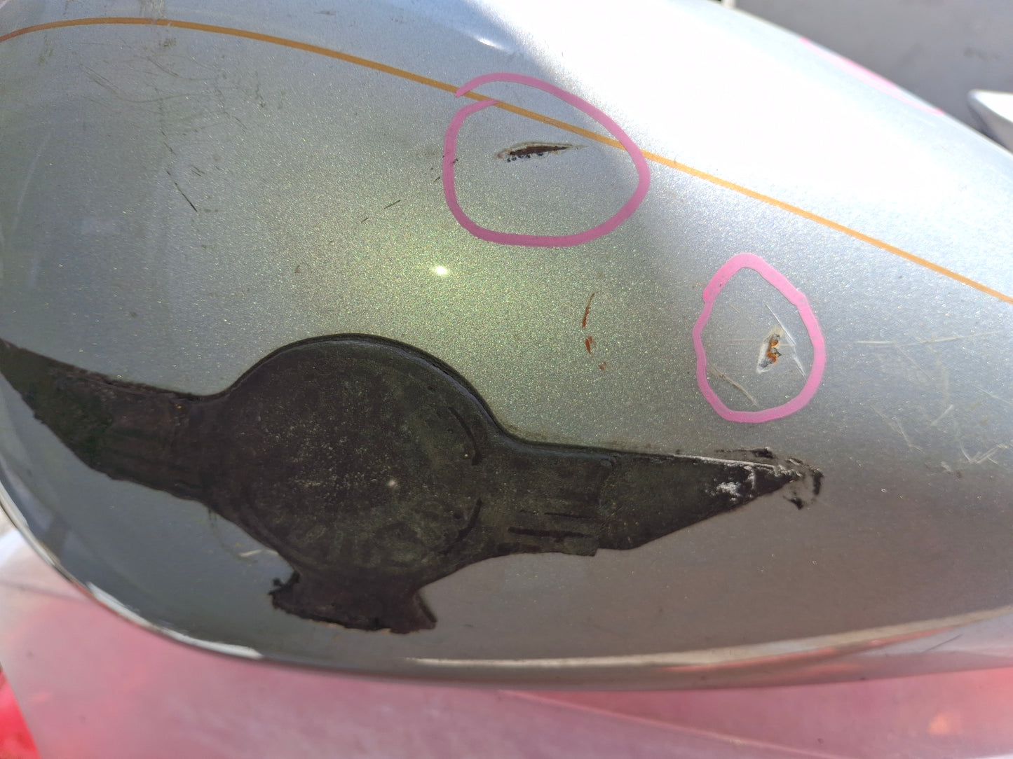 2005 Harley Davidson Heritage Softail FLSTC Gas Tank Fuel Petrol Cell
