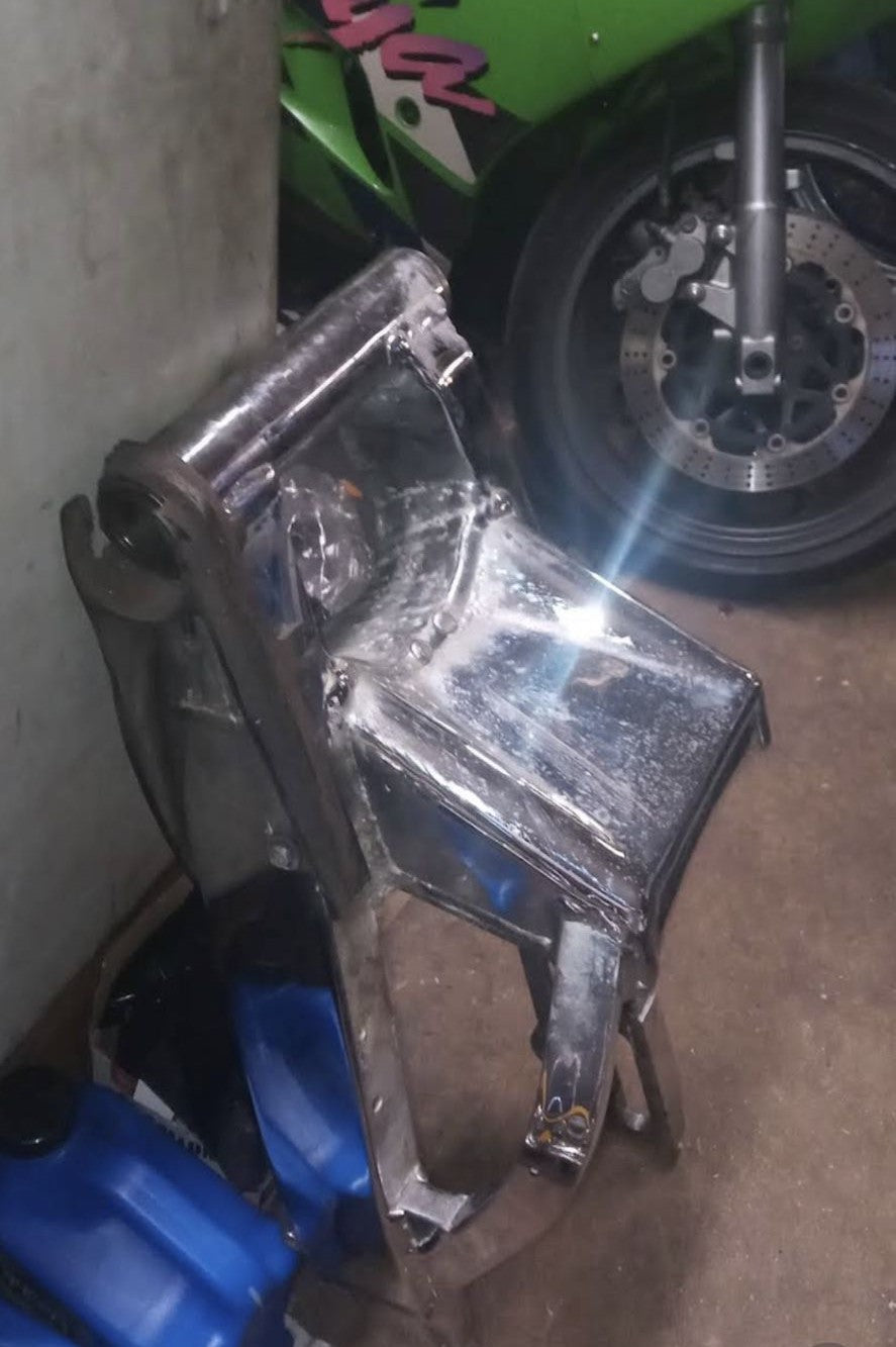 SOLD Suzuki Hayabusa Chrome Swingarm Swing Arm Stock Length GSX1300R GSX 1300 R Busa