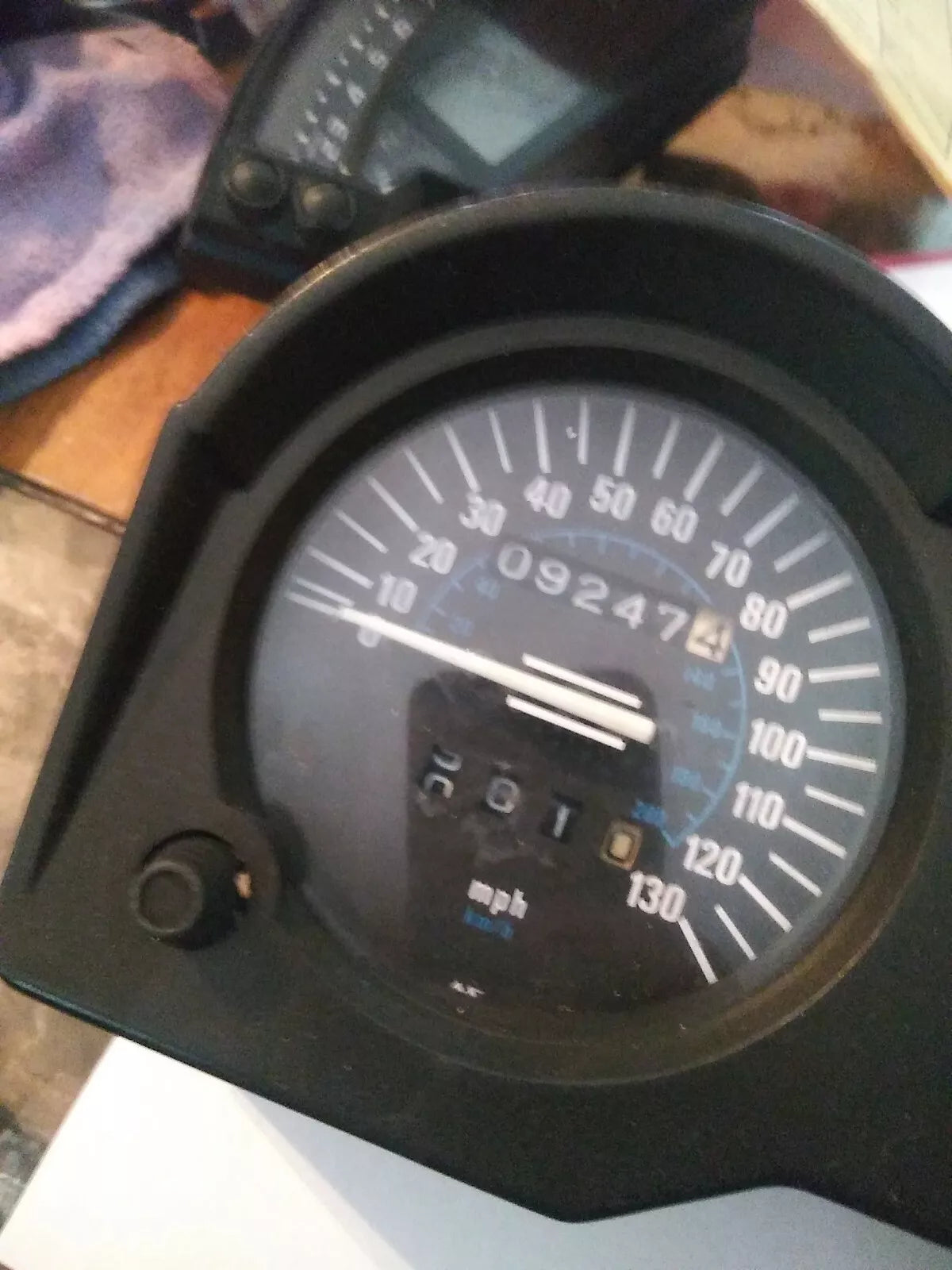 88-07 KAWASAKI NINJA 250R SPEEDO TACH GAUGES CLUSTER SPEEDOMETER 9247 miles