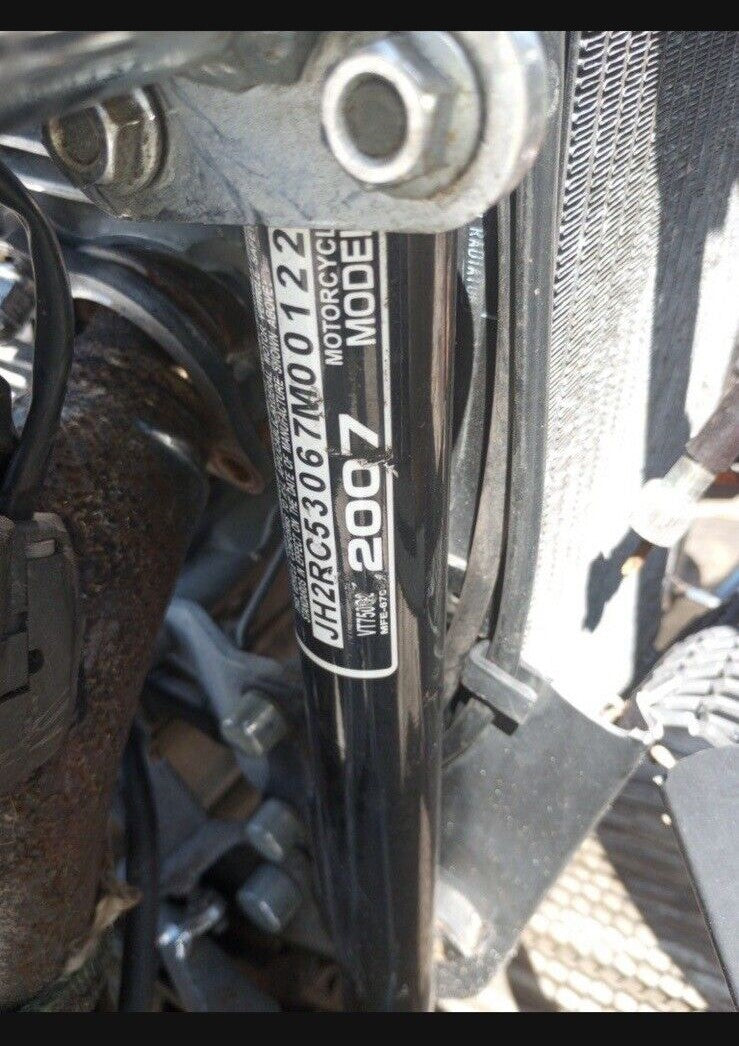 06 Honda Shadow 750 VT750 Radiator and Fan VT 750 OEM