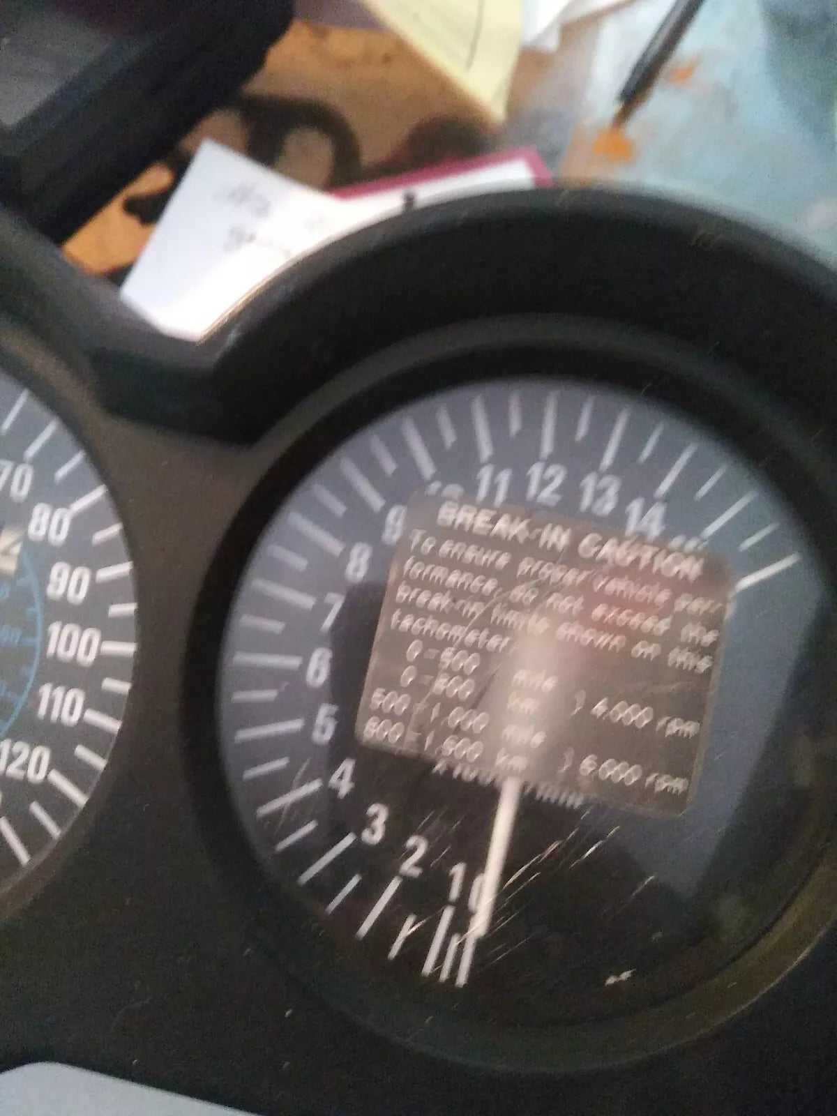 88-07 KAWASAKI NINJA 250R SPEEDO TACH GAUGES CLUSTER SPEEDOMETER 9247 miles