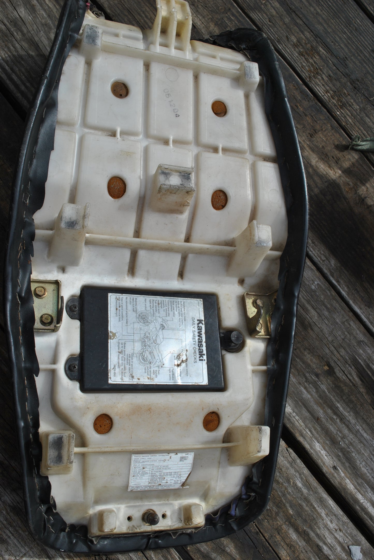 94 Kawasaki ZX-6E ZX6E ZX6 Ninja 600 Seat Tandem Dual Front Rear Pillion Cushion ZX-6