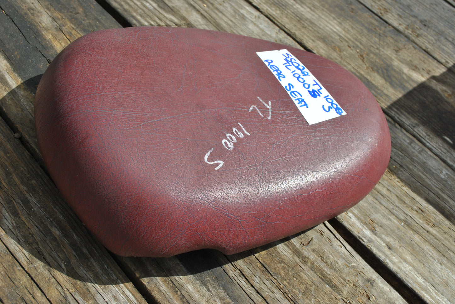 97 - 01 Suzuki TL1000S TL 1000 S Rear Back Passenger Seat Pad Pillion