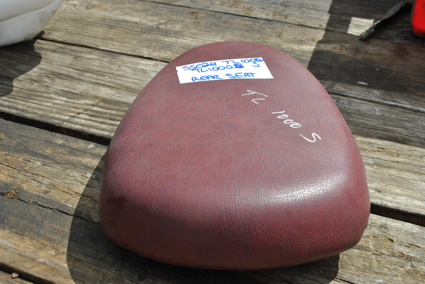 97 - 01 Suzuki TL1000S TL 1000 S Rear Back Passenger Seat Pad Pillion