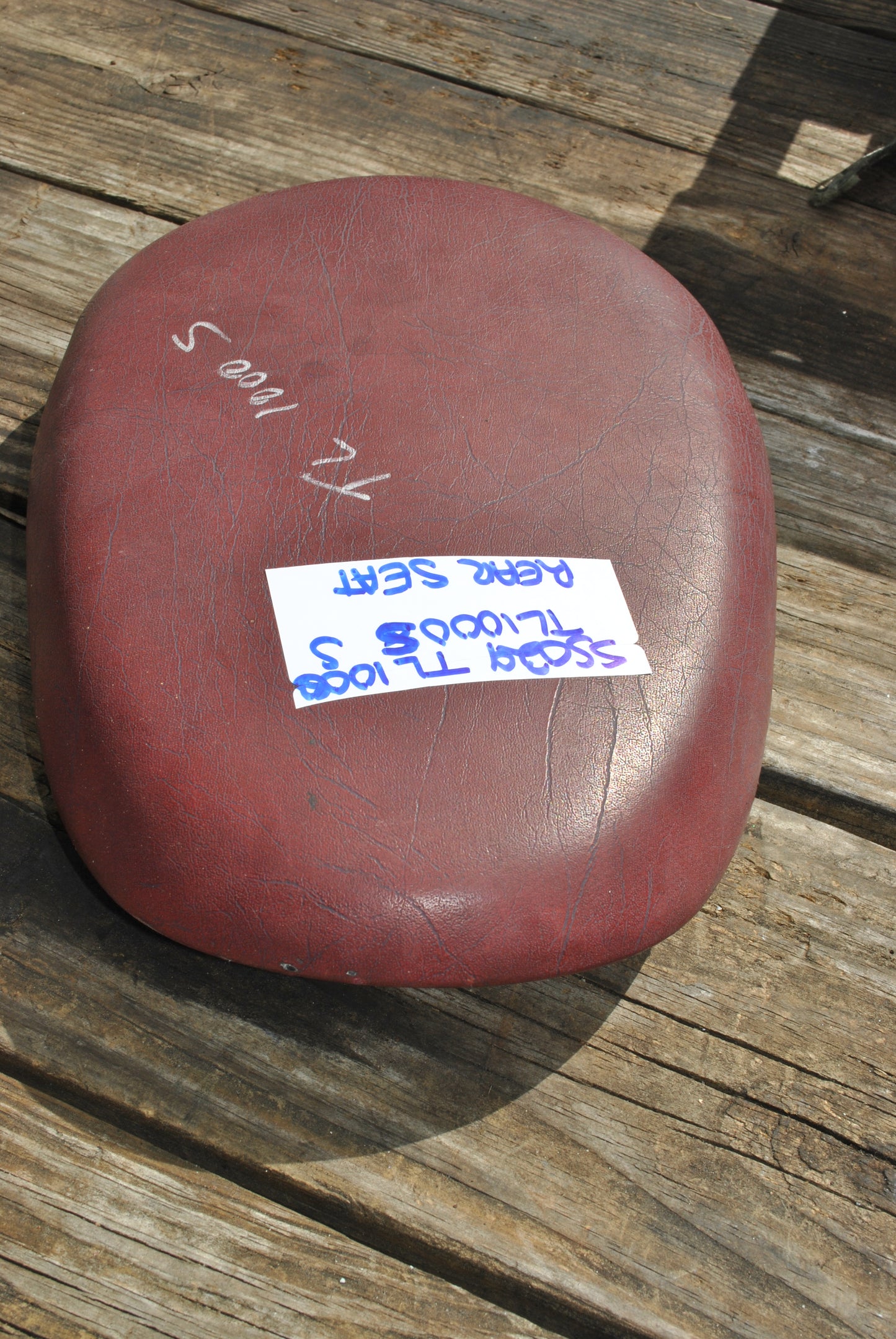 97 - 01 Suzuki TL1000S TL 1000 S Rear Back Passenger Seat Pad Pillion