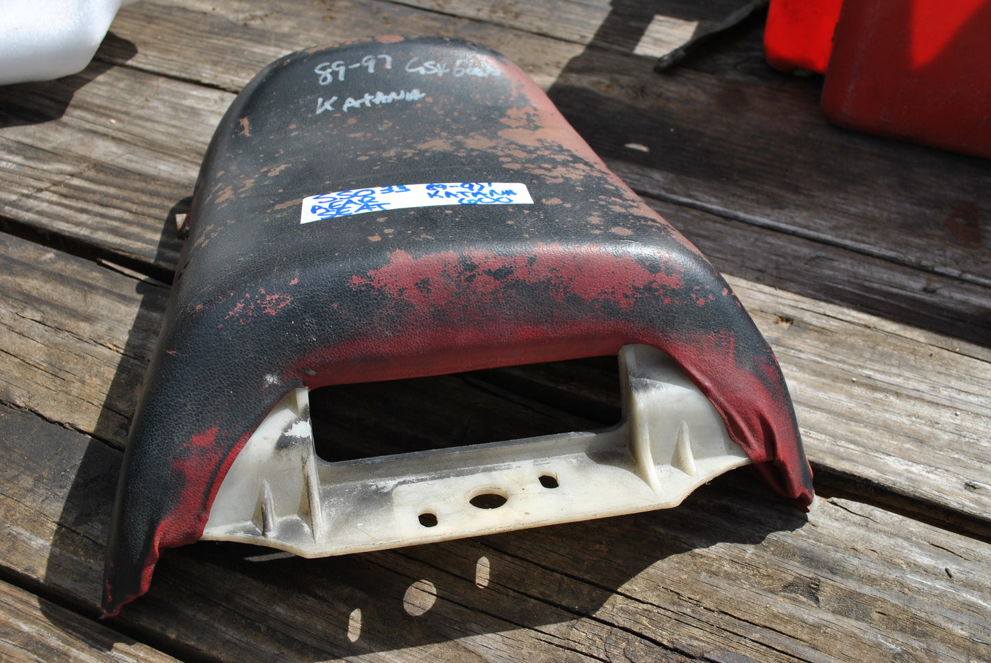 88 - 97 Suzuki Katana 600 Rear Back Passenger Seat pad Pillion GSX600 GSX600R
