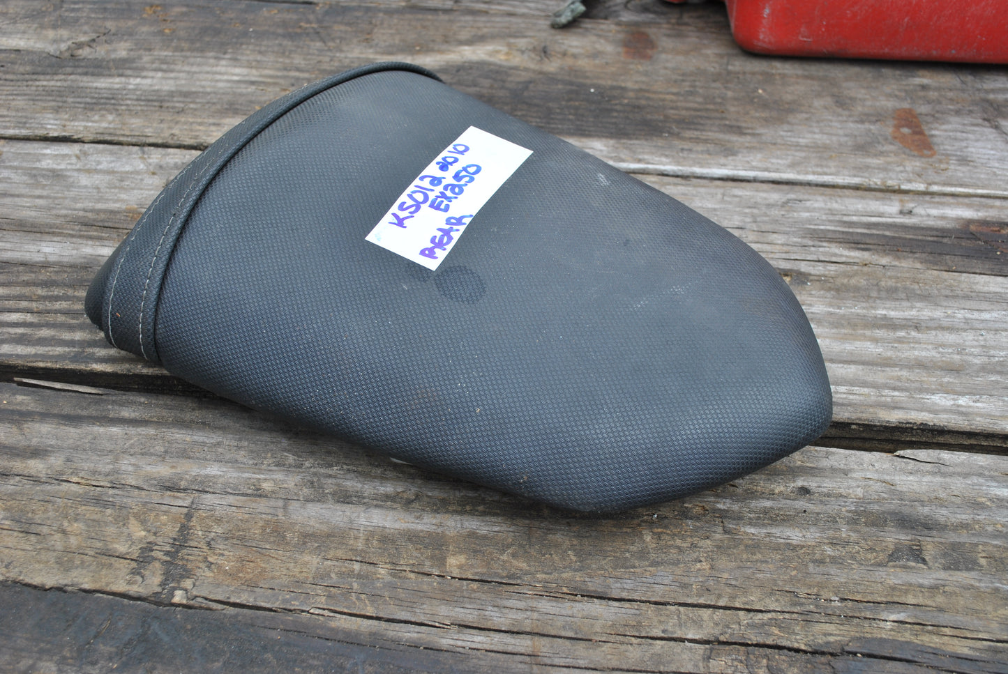 2010 Kawasaki EX250 EX 250 Rear Passenger Back Seat Pad Pillion Ninja 250