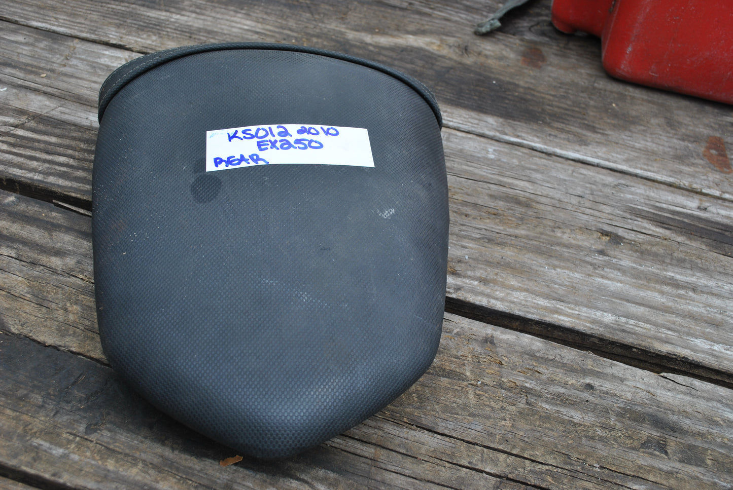 2010 Kawasaki EX250 EX 250 Rear Passenger Back Seat Pad Pillion Ninja 250