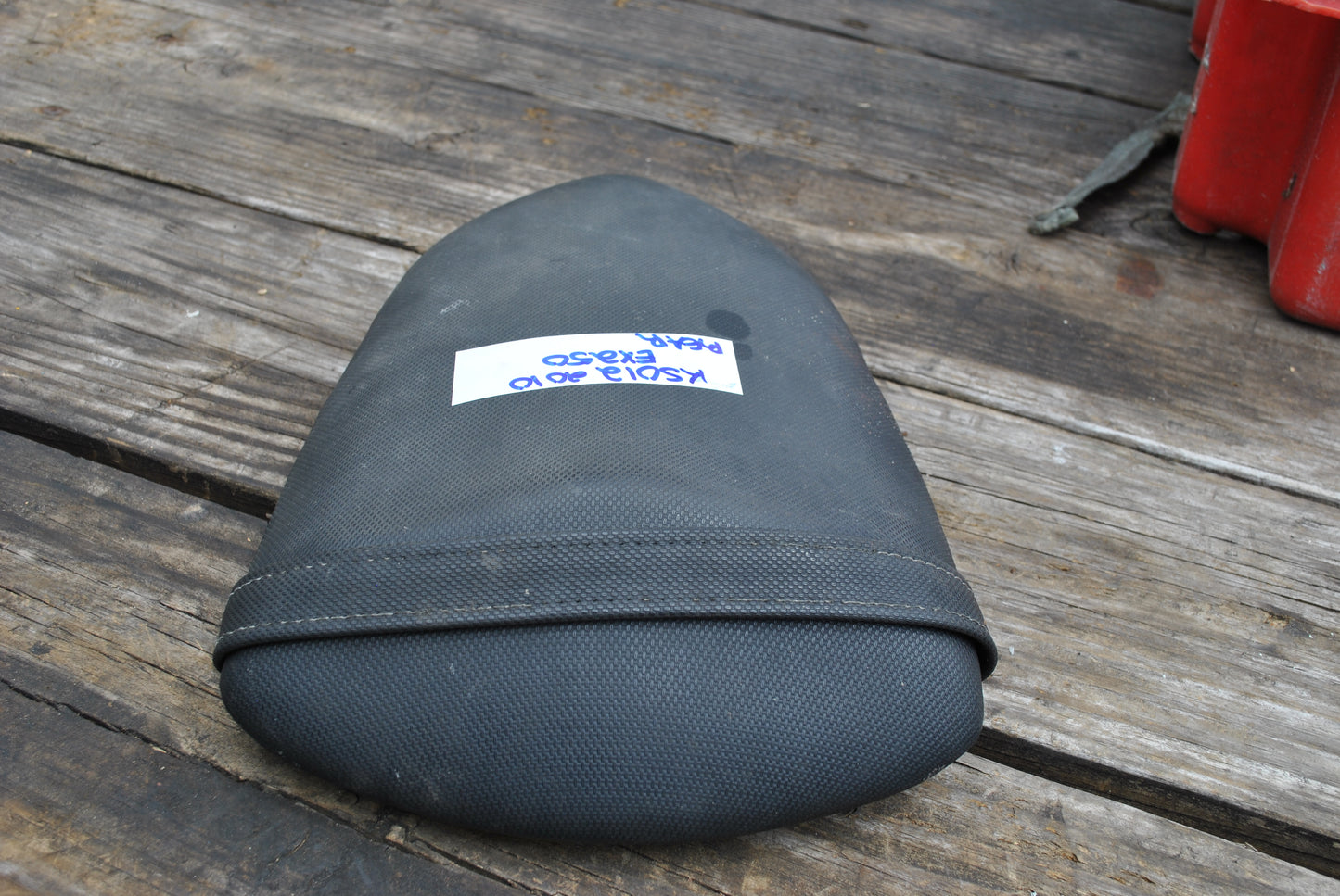 2010 Kawasaki EX250 EX 250 Rear Passenger Back Seat Pad Pillion Ninja 250