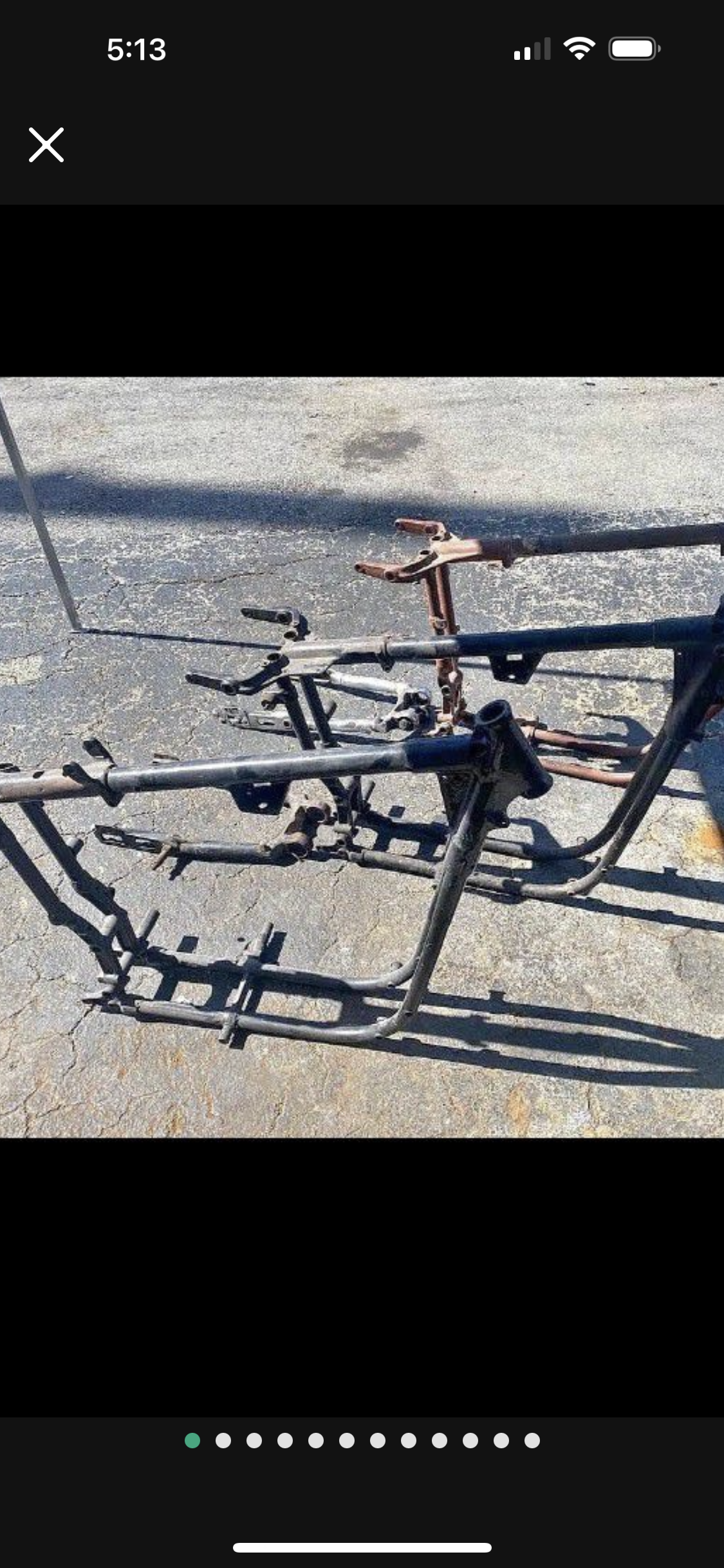 Harley Davidson sportster frames chopper and iron head 90s model 883 also finance available Evo sportster frame 799 chopper and iron head frames 599