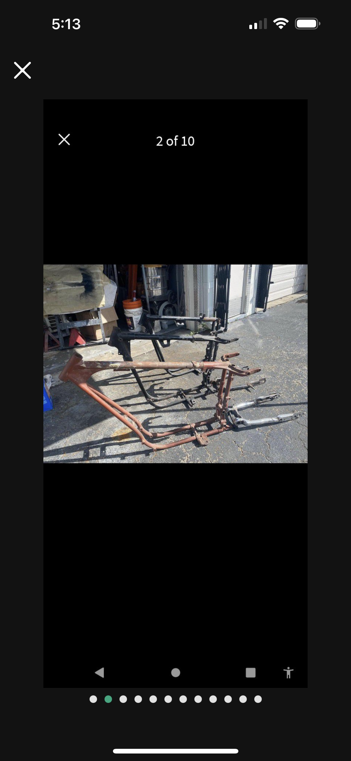 Harley Davidson sportster frames chopper and iron head 90s model 883 also finance available Evo sportster frame 799 chopper and iron head frames 599