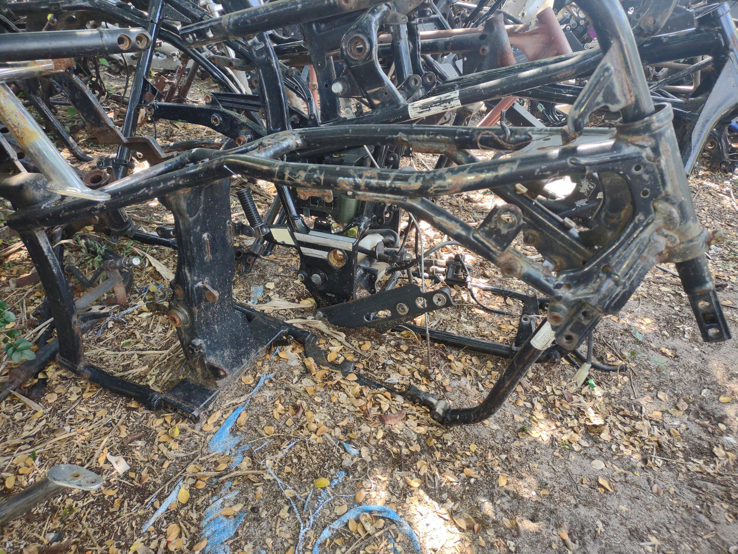 03 Yamaha V-Star 1100 VStar1100 Main Frame Chassis Vstar 1100 XVS 1100 XVS